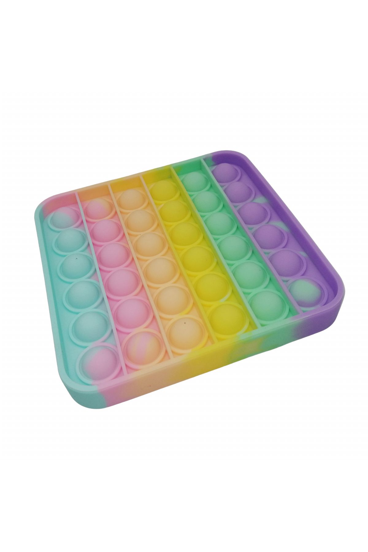 Depox-Jucărie antistres, Pop it, silicon, pătrat, 12,5 cm 1