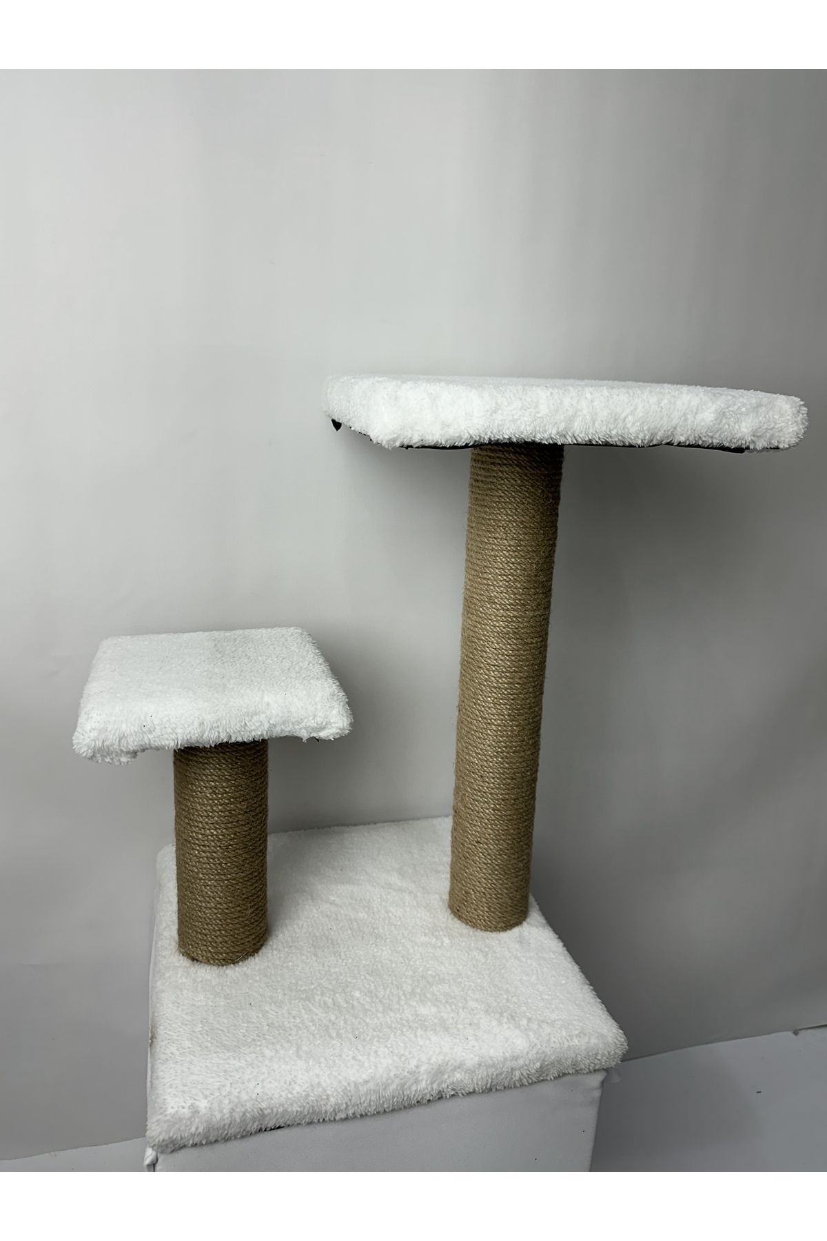 Komano Pontika-44 cm Cat Scratching Board with Two Steps/Stepl, Play, Exercise, Scratching, Resting Area 3