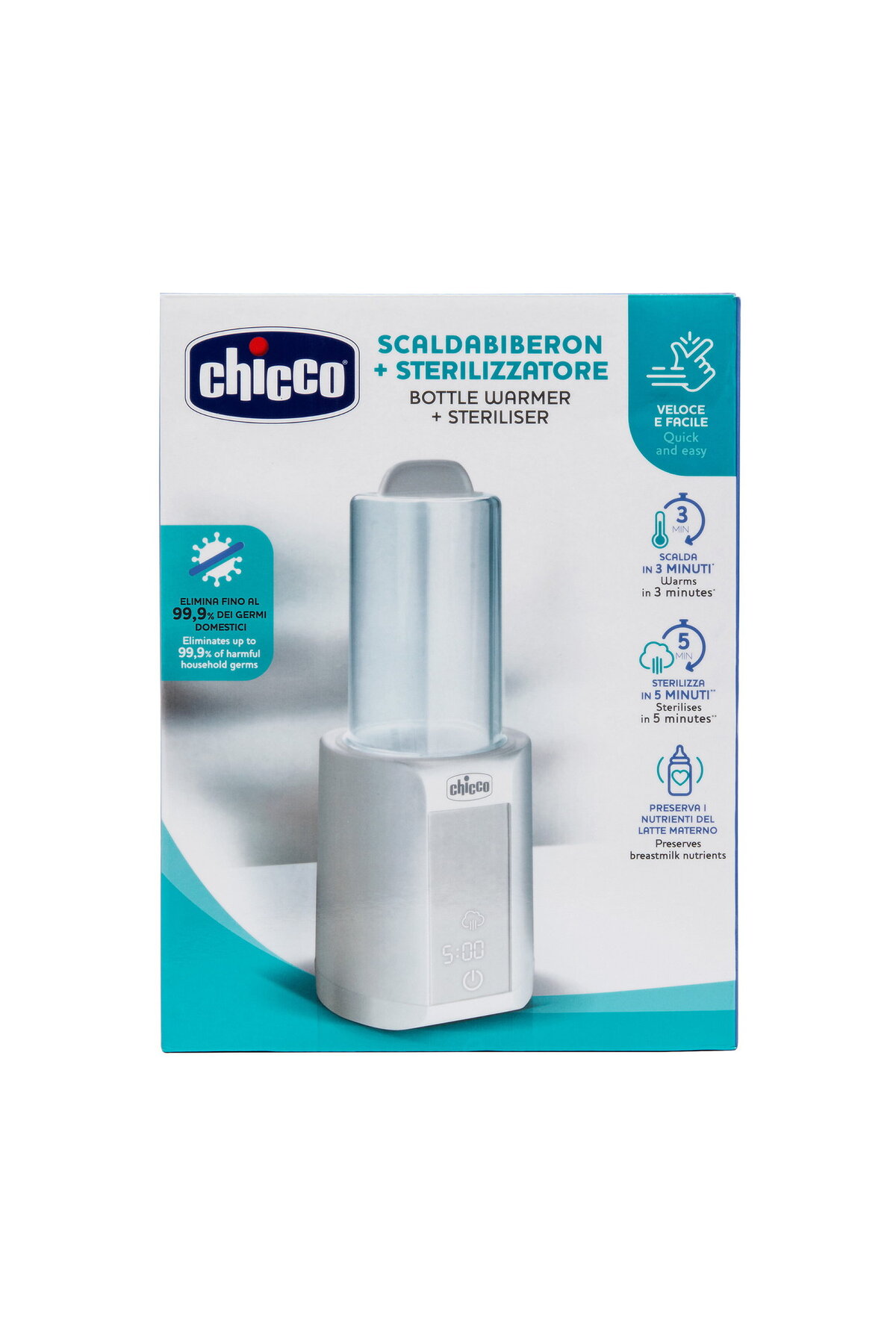 Chicco BİBERON ISITICI + STERİLİZATÖR fotoğrafı 3 (önizleme)