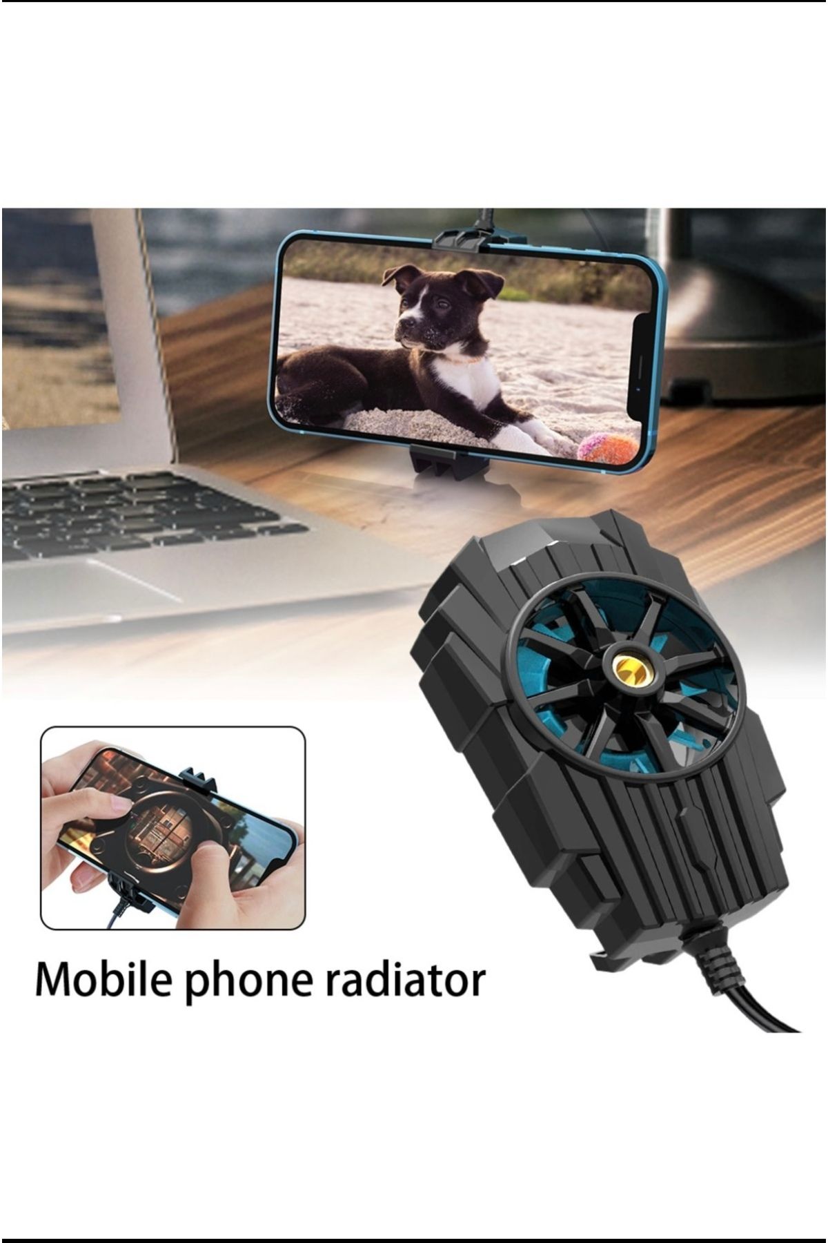 DLR STORE Evrensel Telefon Soğutucu Fan Oyun Performansınızı Zirveye Taşıyın!