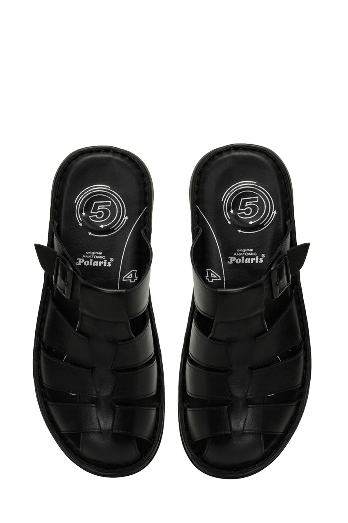 Polaris 5 Nokta-107399M 4FX Black Men's Slippers 4