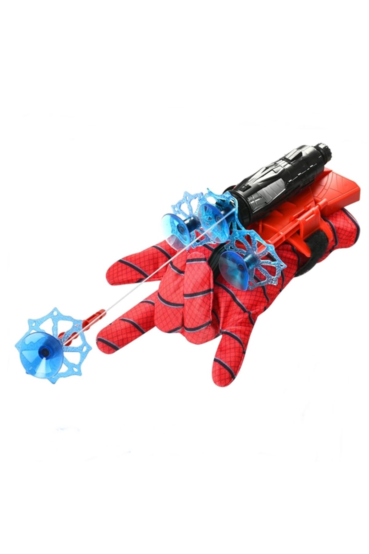 Depox Mănușă Spiderman Cu Ventuze, Sfoară Și Lansator, Ideallstore , Roșie - One Size