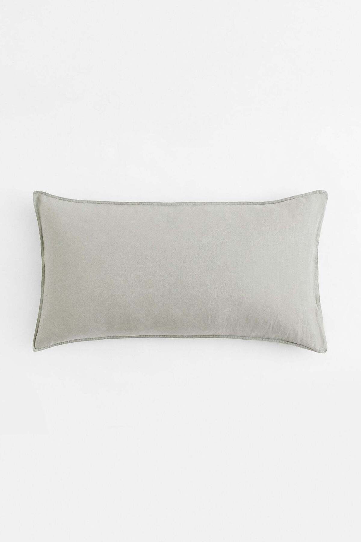 H&M-Washed linen pillowcase 7