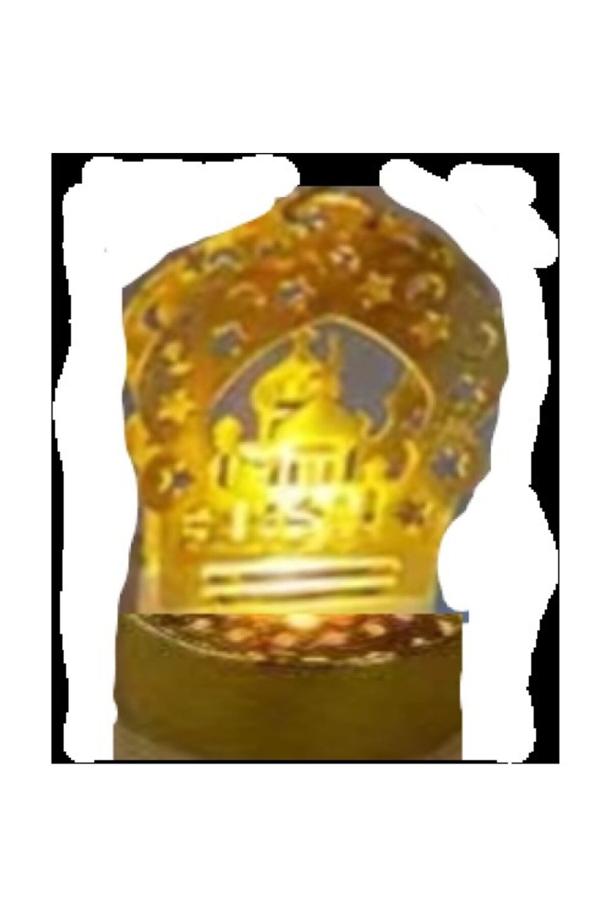 İsmiyle Al 12'li Ramazan Ayaklı Led Işık Gold Renk Gün Işığı