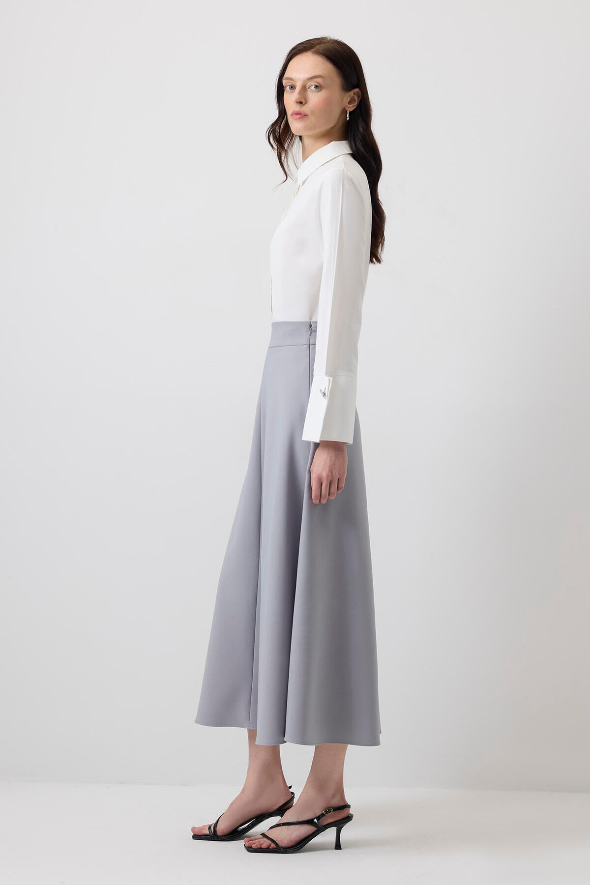 Touché Privé-Fluffy Crepe Skirt 3