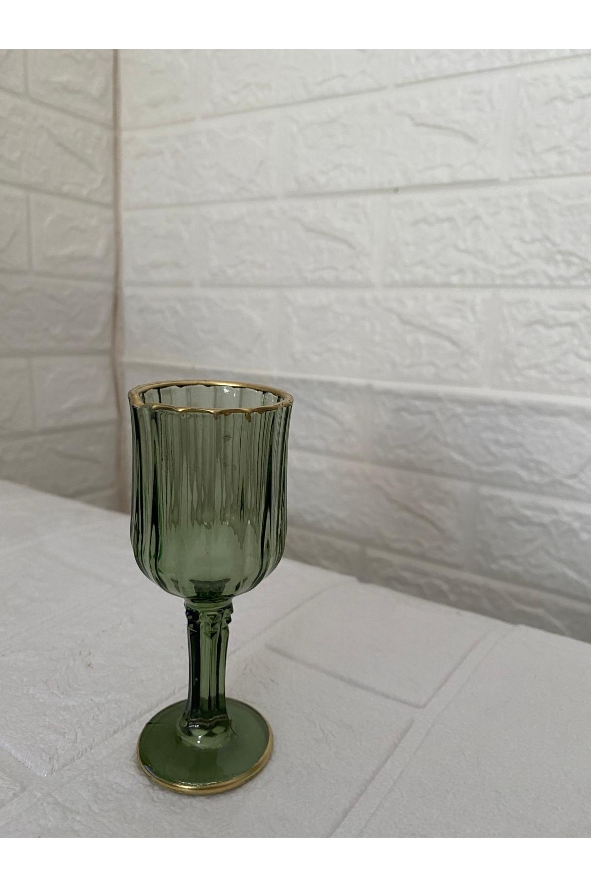 SEVEN7-Glass Leg - Coffee Side Glass Aquagreen 1