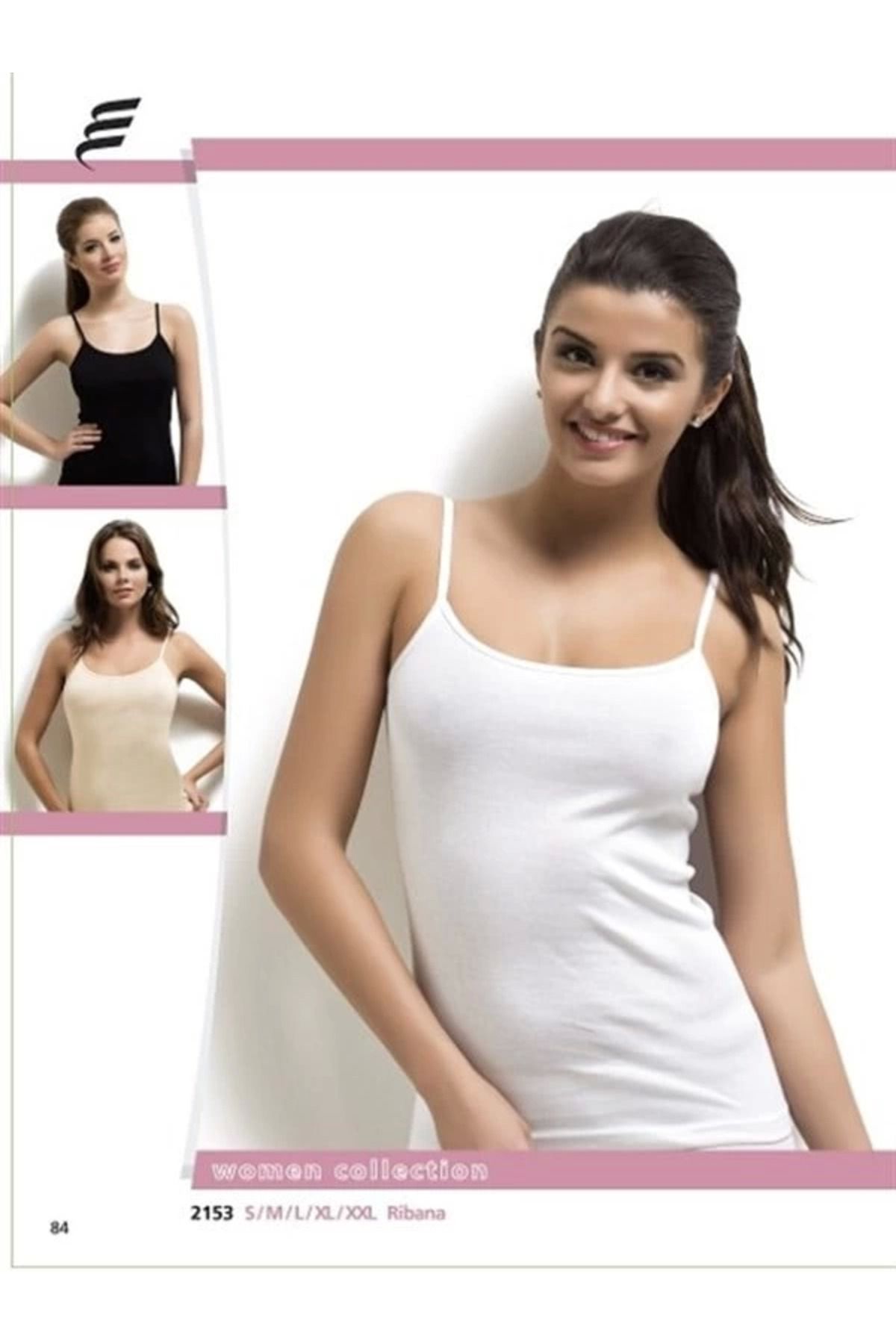 RUBY BOUTİQUE Erdem İp Askı Kaskorse Atlet 2153