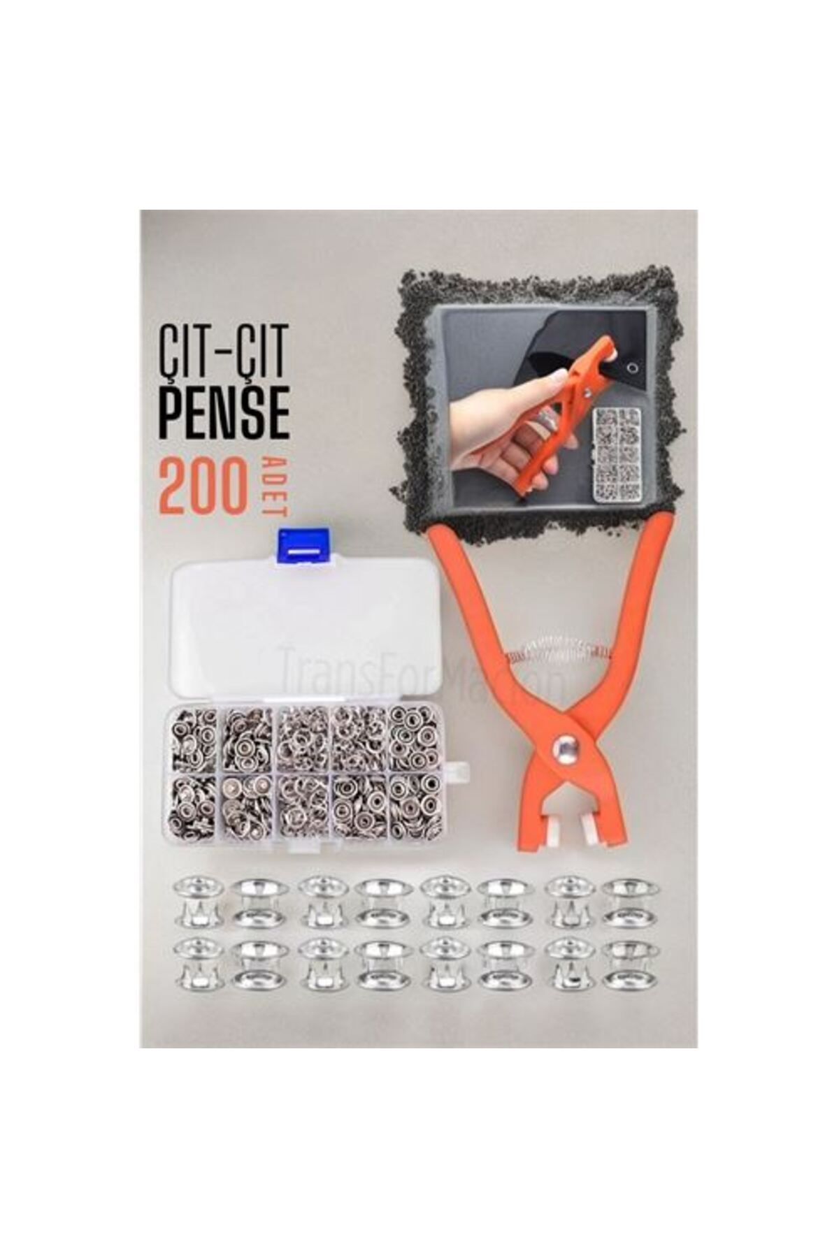 SAVA HOME COLLECTİON Penseli Çıtçıt Seti 200 lü Paket