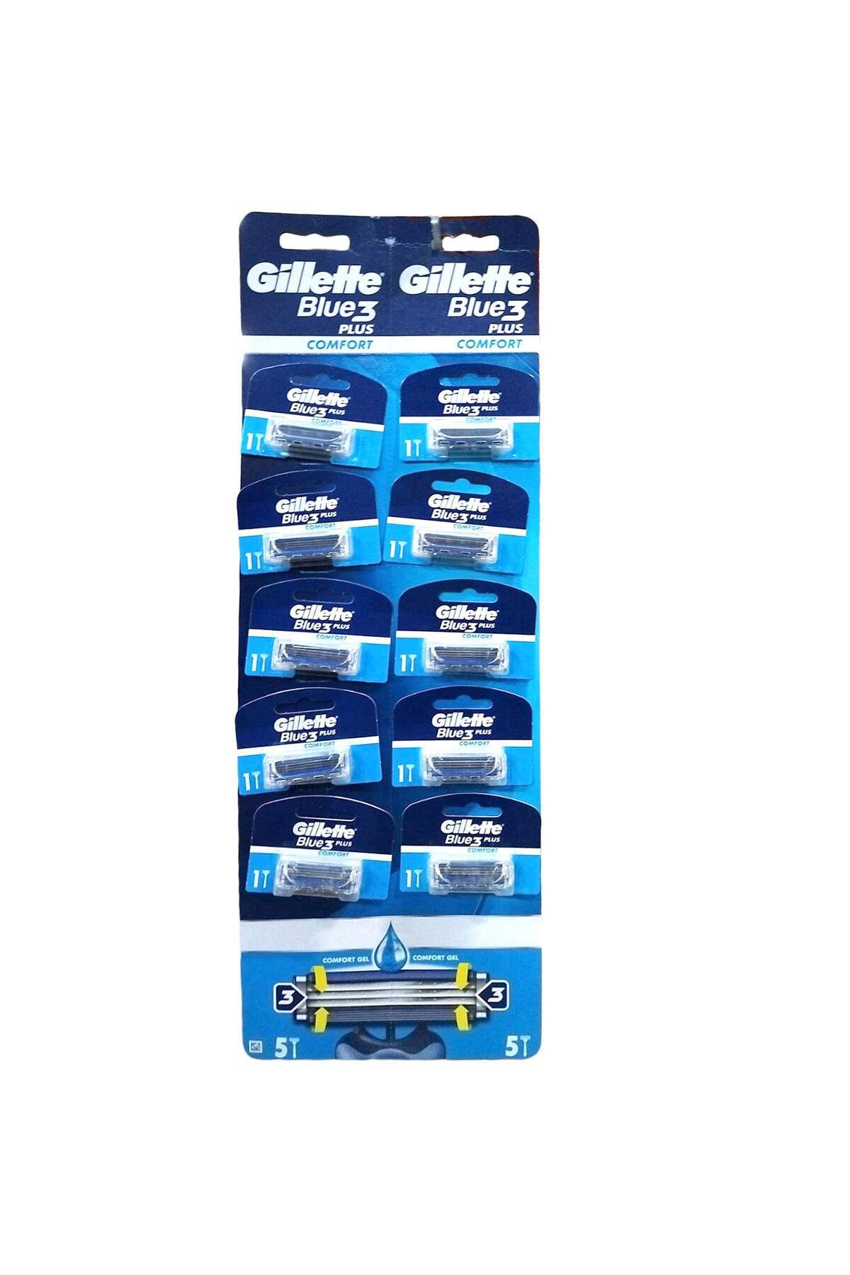 Gillette Blue 3 Tıraş Bıçağı 10'lu Kartela Comfort Plus - Fiyatı