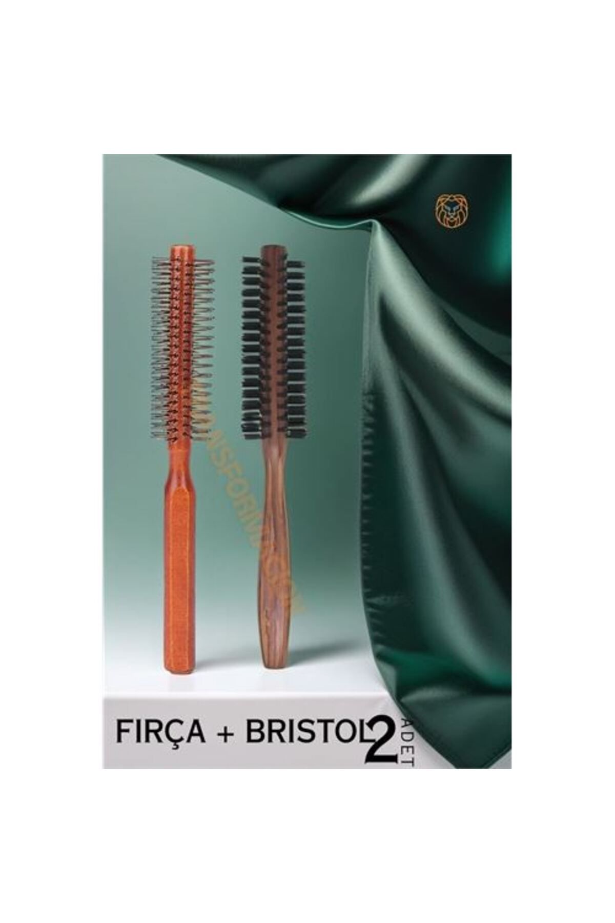 karadağsb Fön Ve Tarama Fırçası Ahşap 2 Li Set