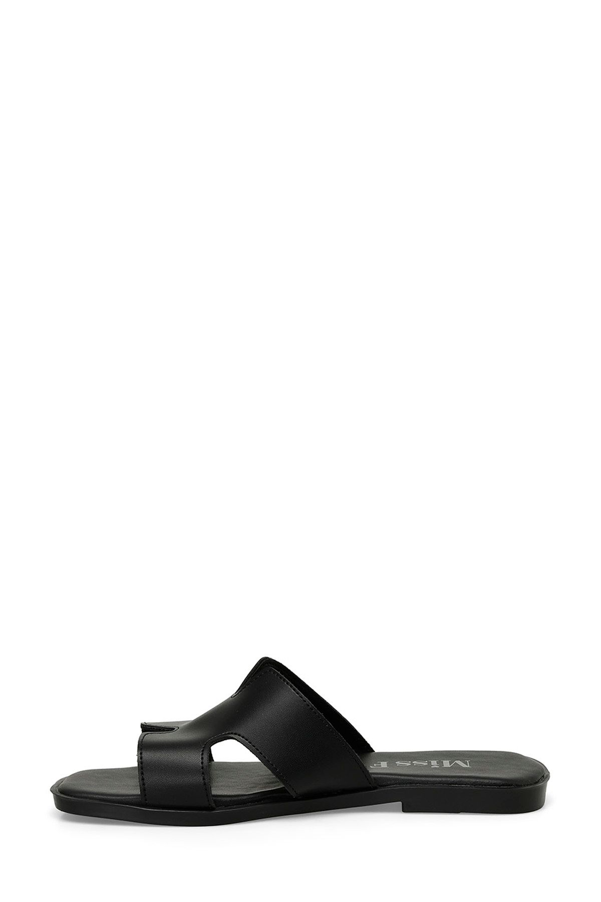 Miss F-DS21046.C 4FX Schwarze Damenhausschuhe 3