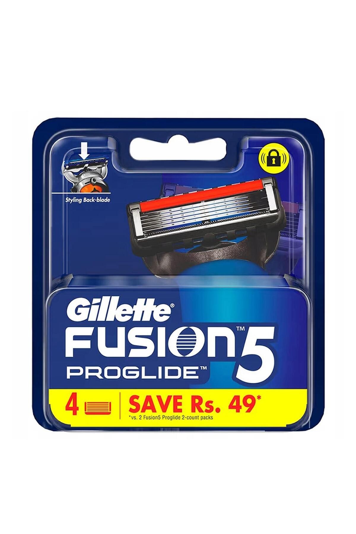 Gillette-شفرات حلاقة بديلة لآلة الحلاقة Fusion5 Proglide Flexball، 4 قطع، 3 قطع 3