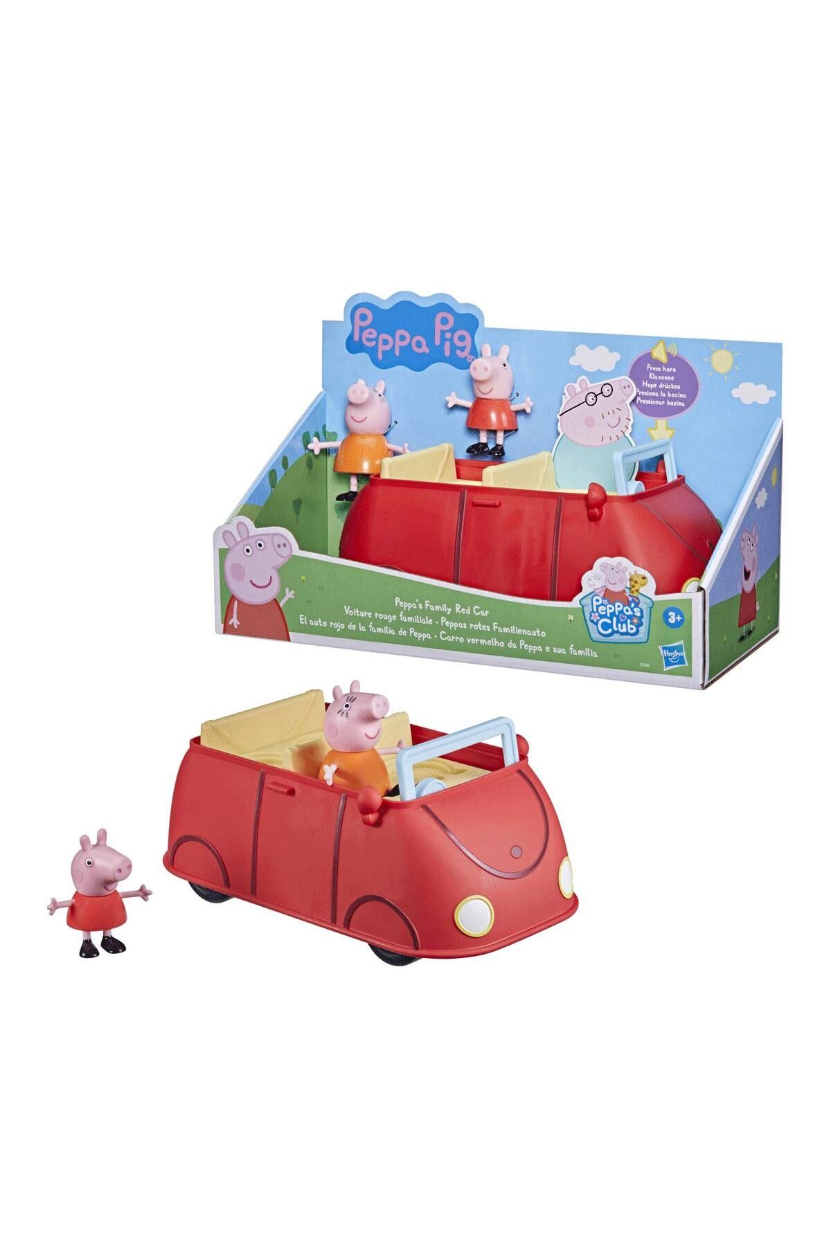 Easy Tedarik F2184 Peppa Pig Kırmızı Aile Aracı +3 yaş