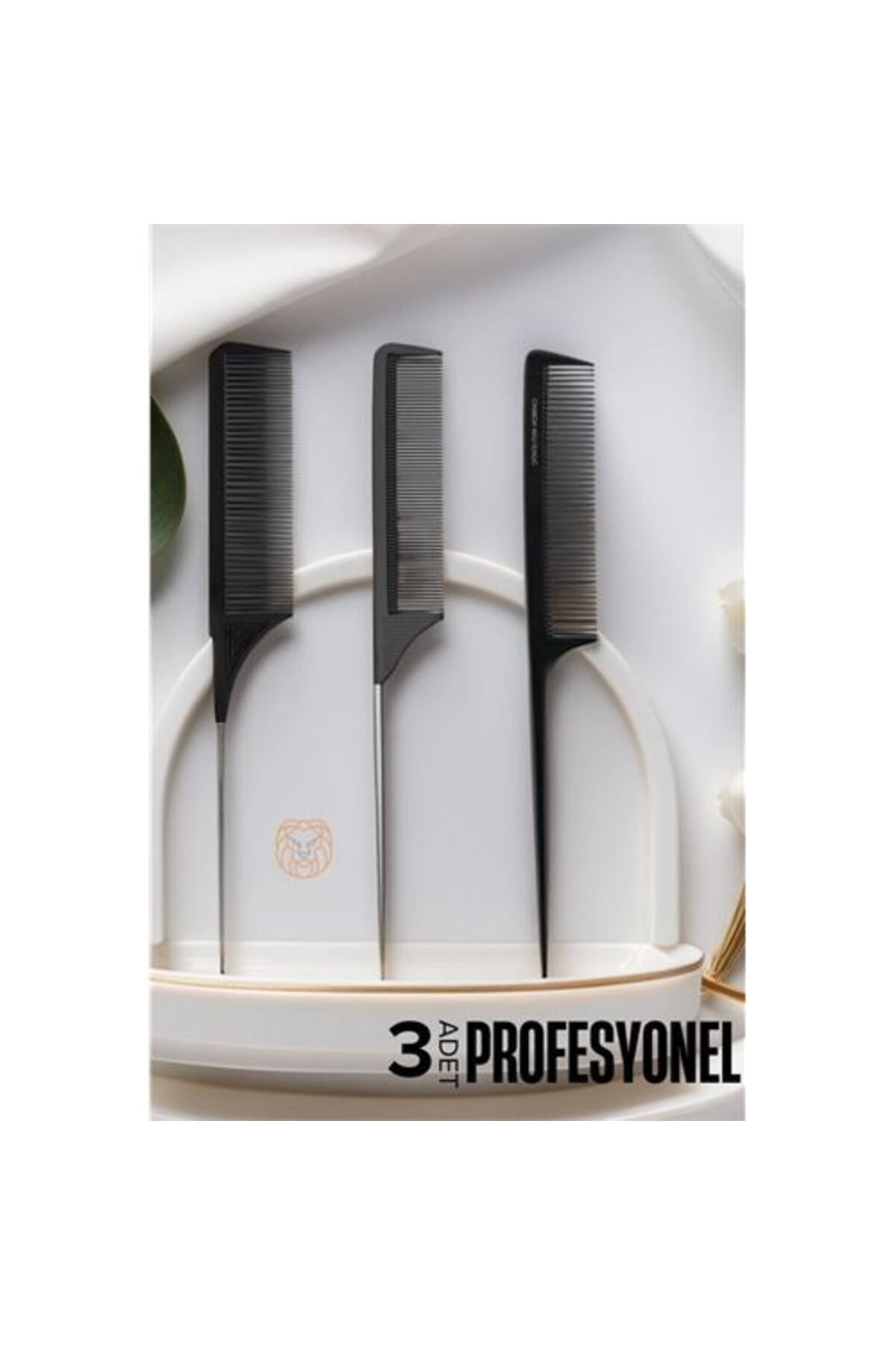 karadağsb Krepe Boya Tarağı Profesyonel 3 Lü Set