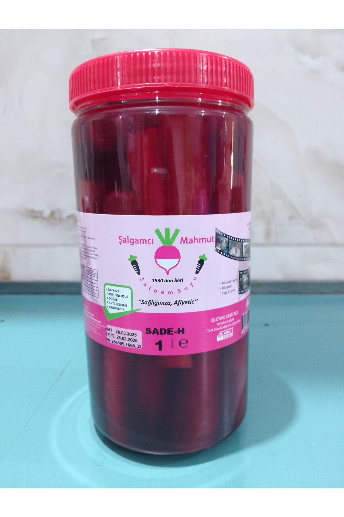 Şalgamcı Mahmut 1 Adet 1 Kg Fermente Şalgam Havucu