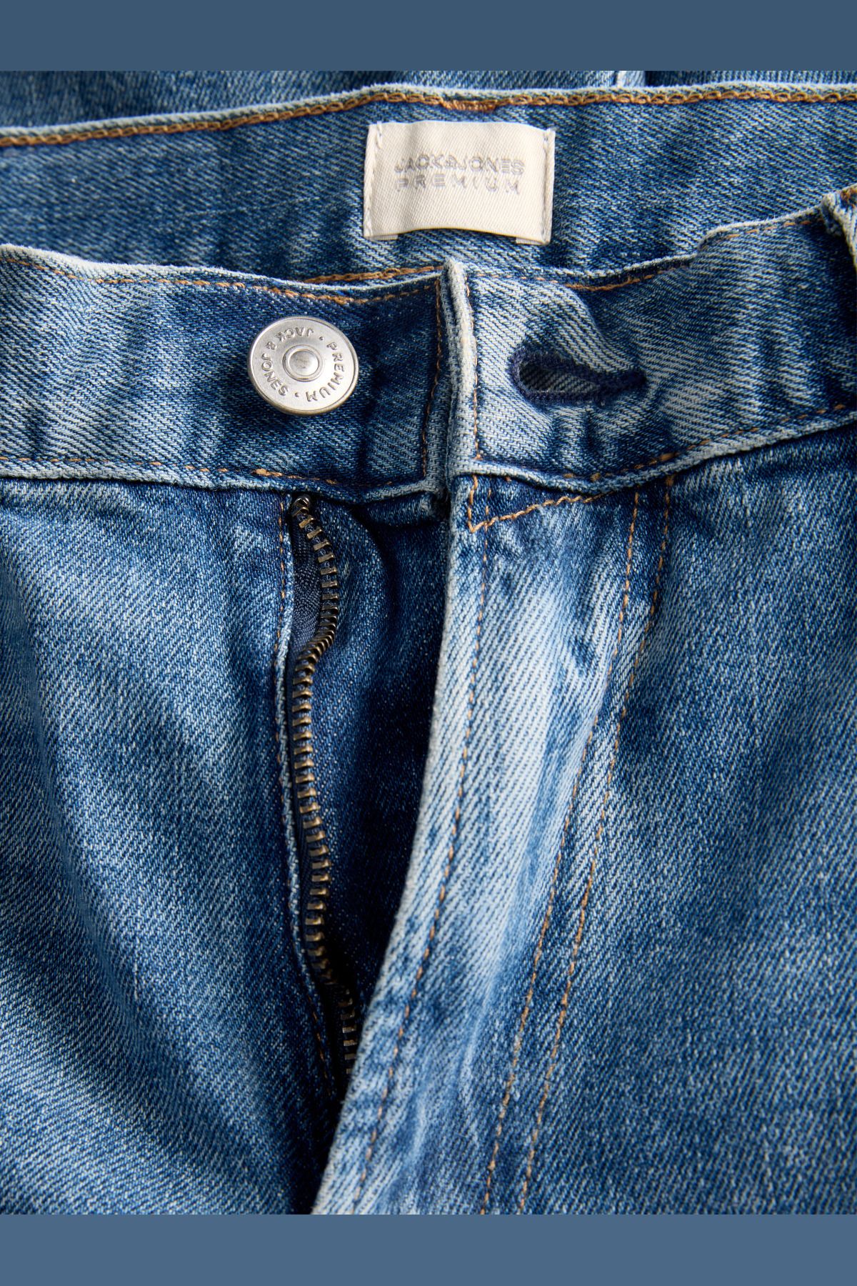 شلوار جین آبی مردانه CLARK MALE 096 متناسب با ژان Jack & Jones Jack & Jones