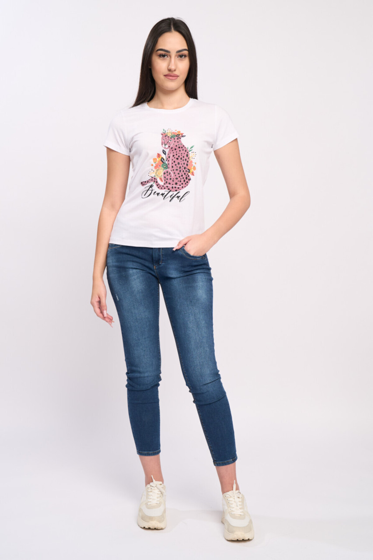 Timeout-Women's short-sleeved T-shirt with print 6