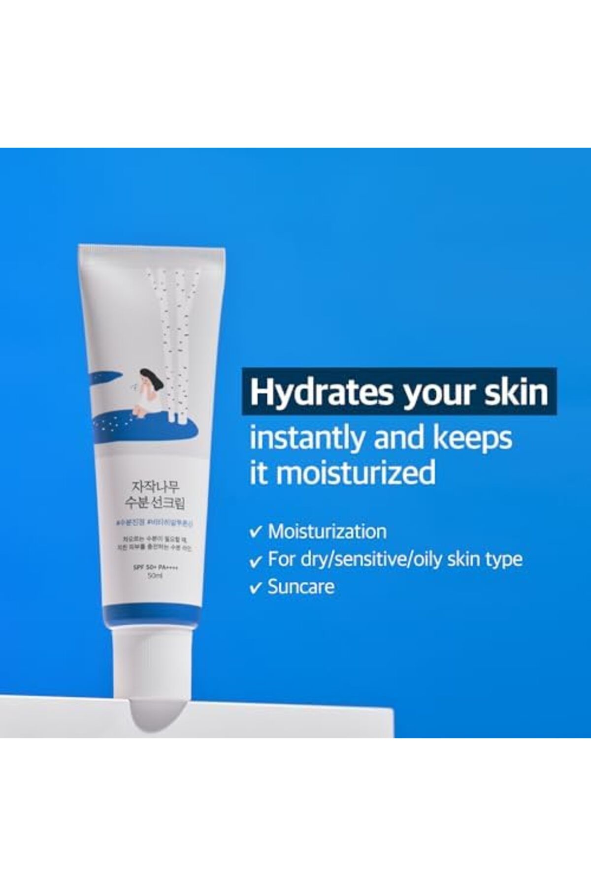 Round Lab-Birch Juice Moisturizing Sunscreen (SPF50+ PA++++) 4