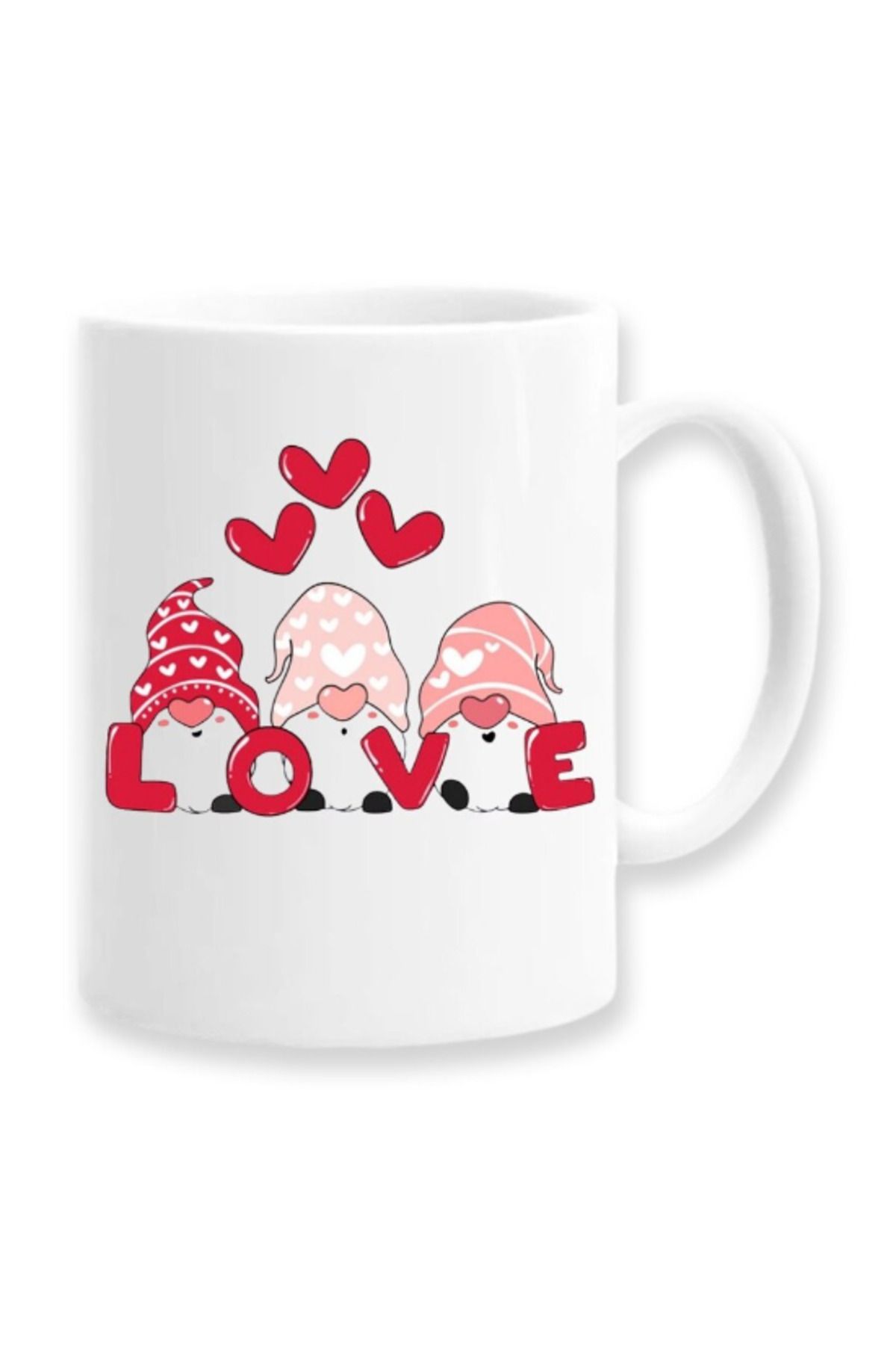OEM Cană Albă Personalizată Cu Mesajul „iubire”, Model Trio, Inovatix . 330 Ml - One Size