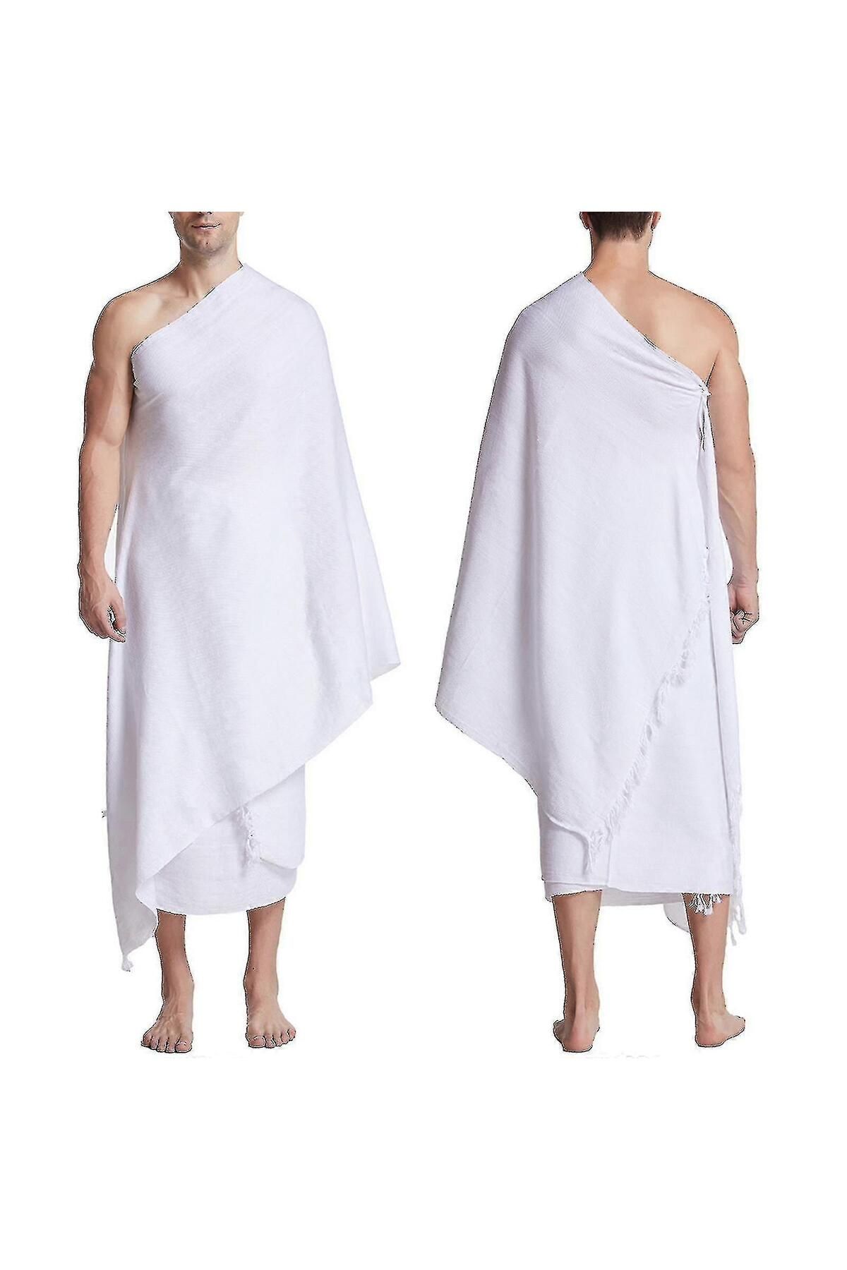 AYHANHOME-Σετ Bamboo Ihram 110x220, 1300gr και Ανδρικά ρούχα Hajj Umrah 3
