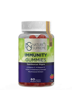 Natures Supreme Immunity Gummies 60 Çiğnenebilir Form