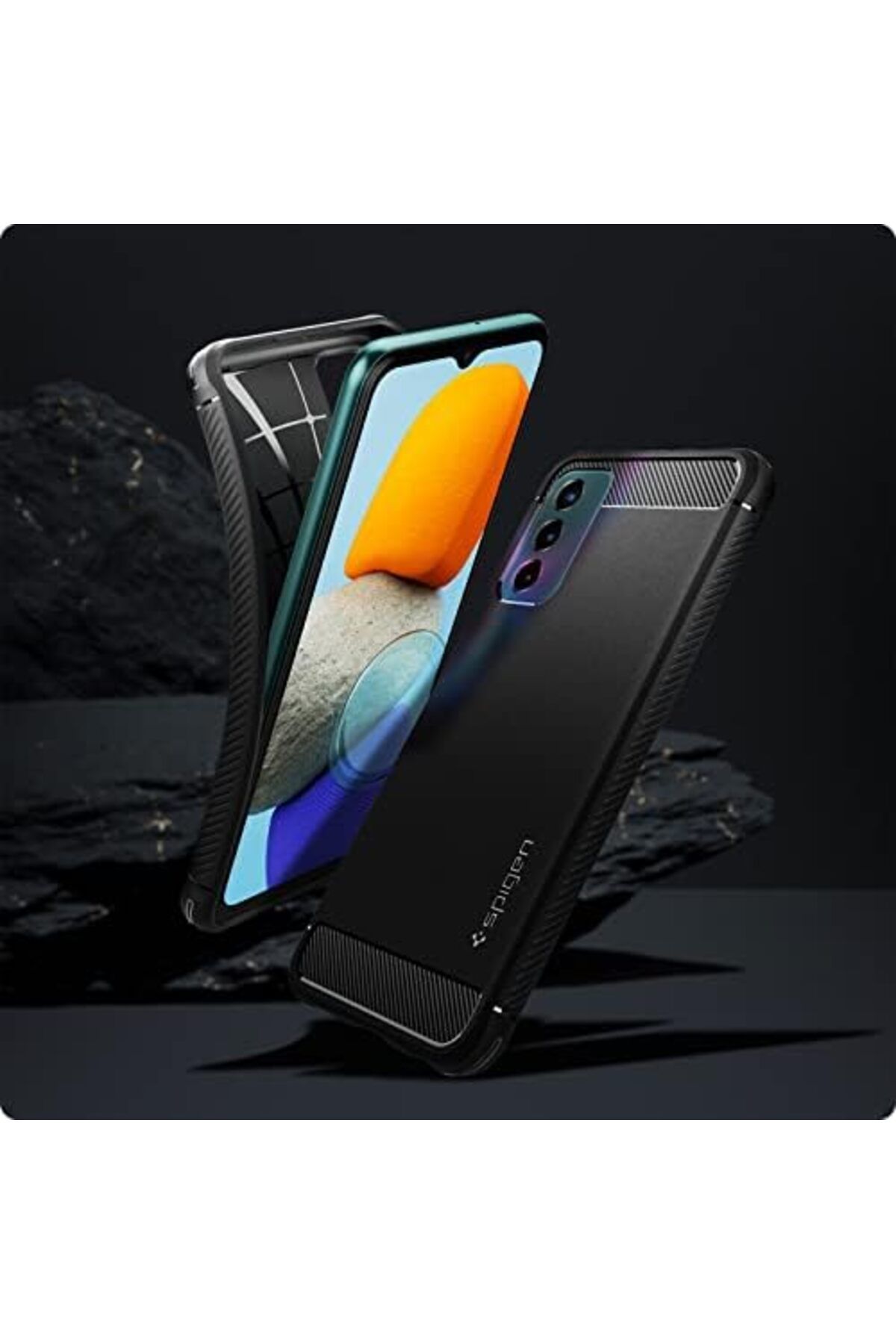 mazıdağı mazzıdağ Galaxy M23 5G / Galaxy F23 5G Kılıf Rugged Armor Matte Black - ACS04160 new store 11336
