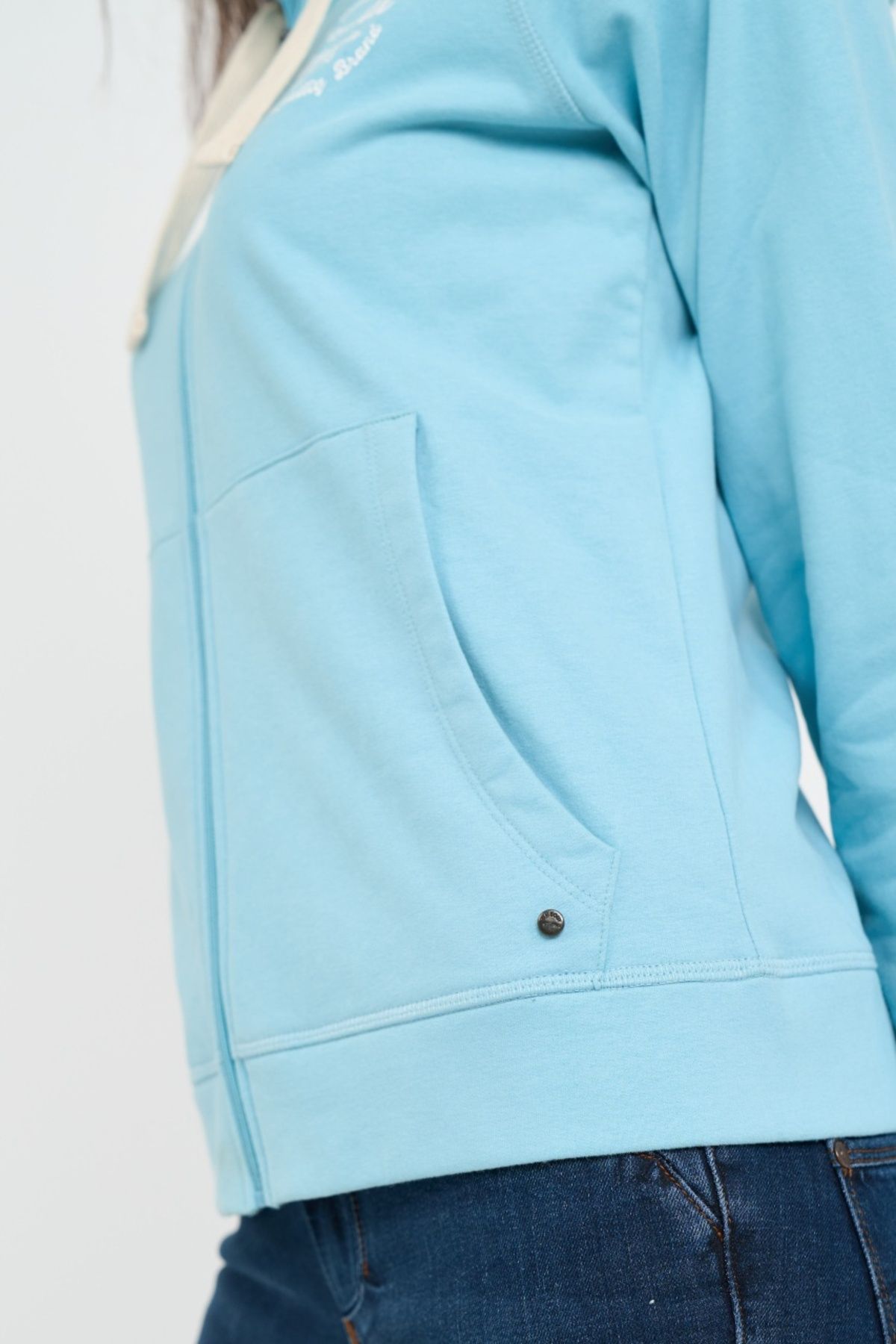 Timeout-Women's sweatshirt with zipper and hood 2