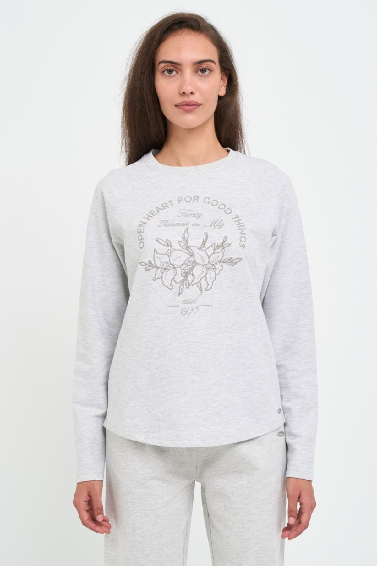Timeout-Women's sweatshirt with print 1