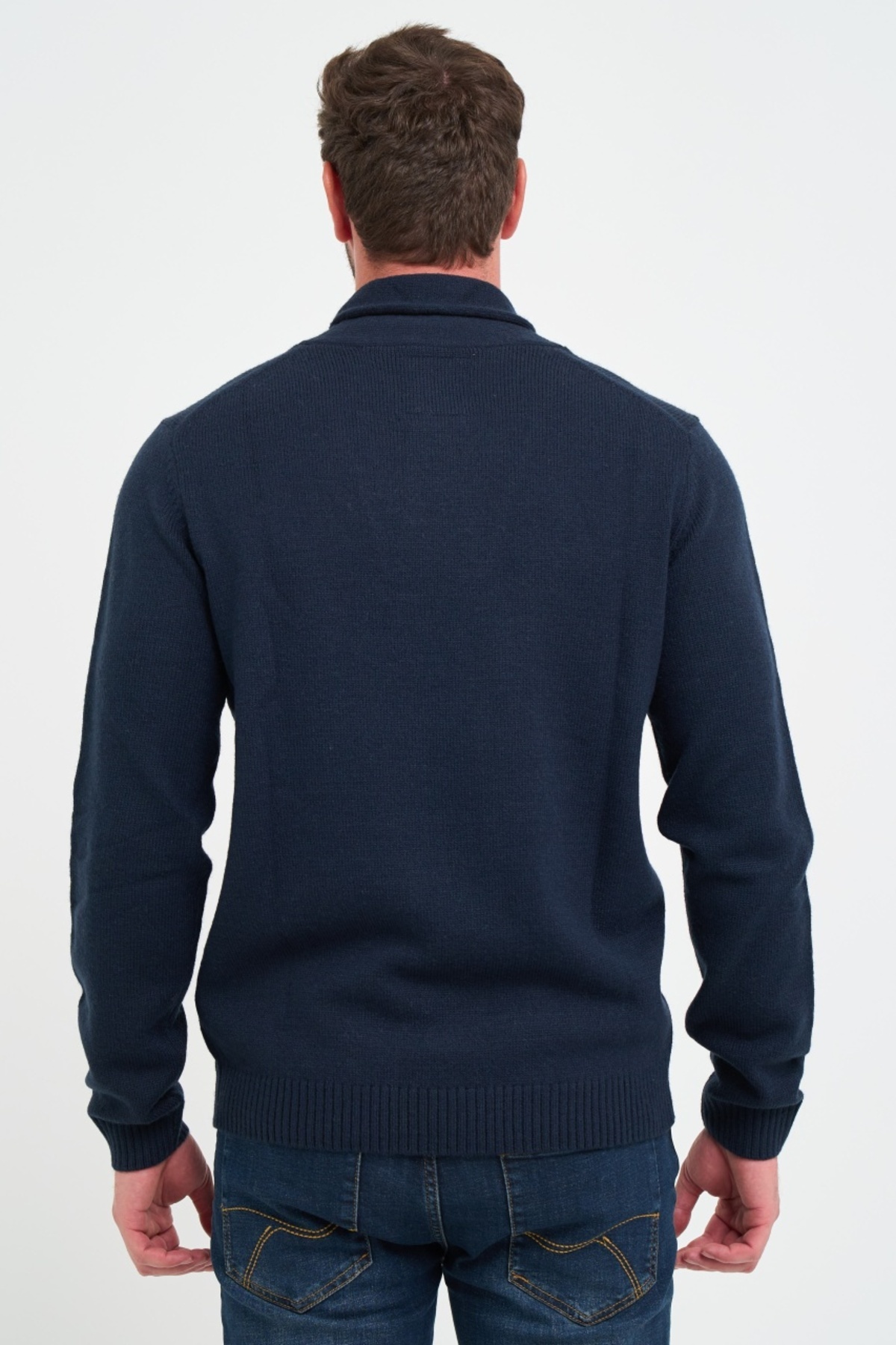 Timeout-Men's sweater with buttons at the base of the neck 4