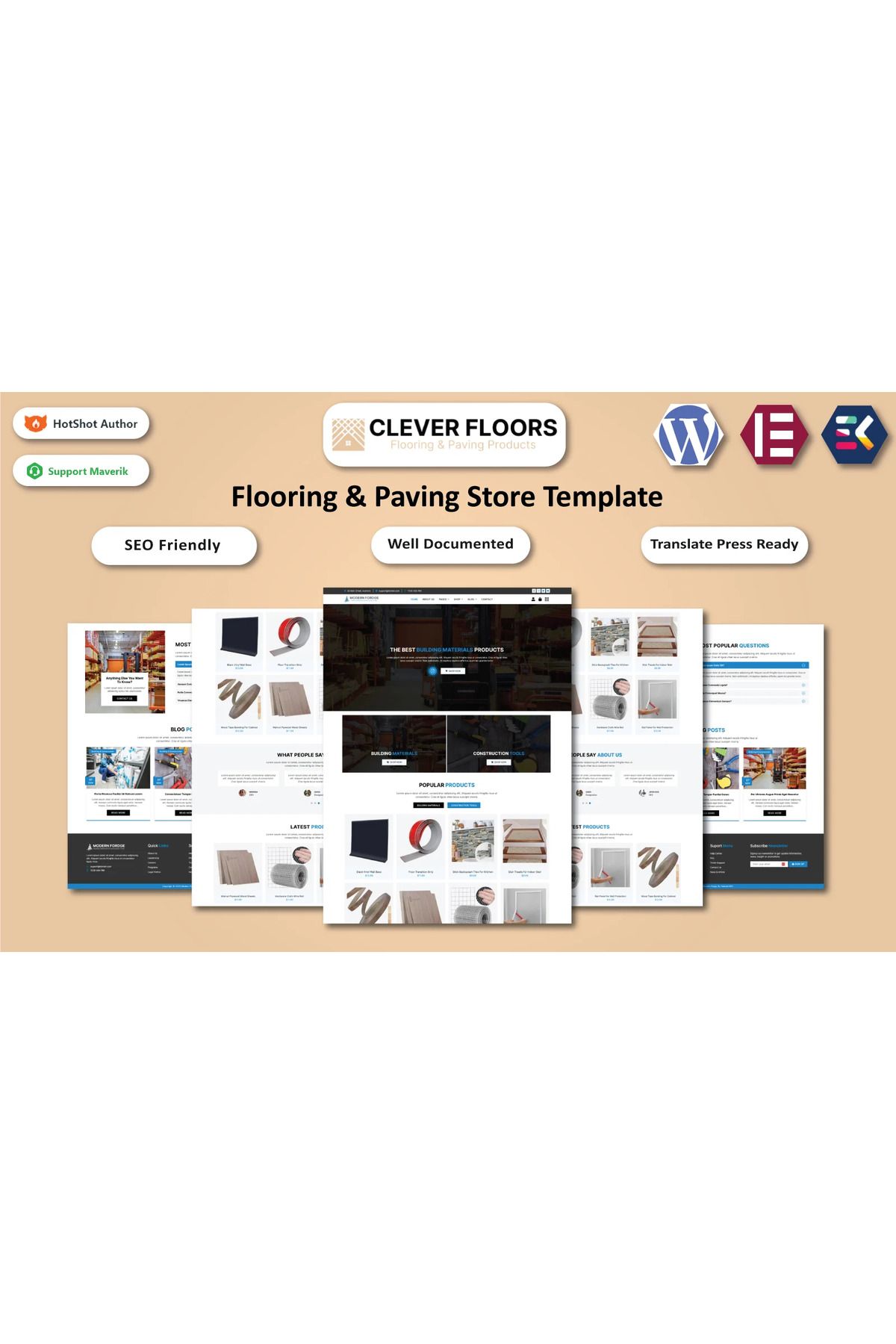 hemen tasarım Clever Floors - Flooring & Paving Products Store