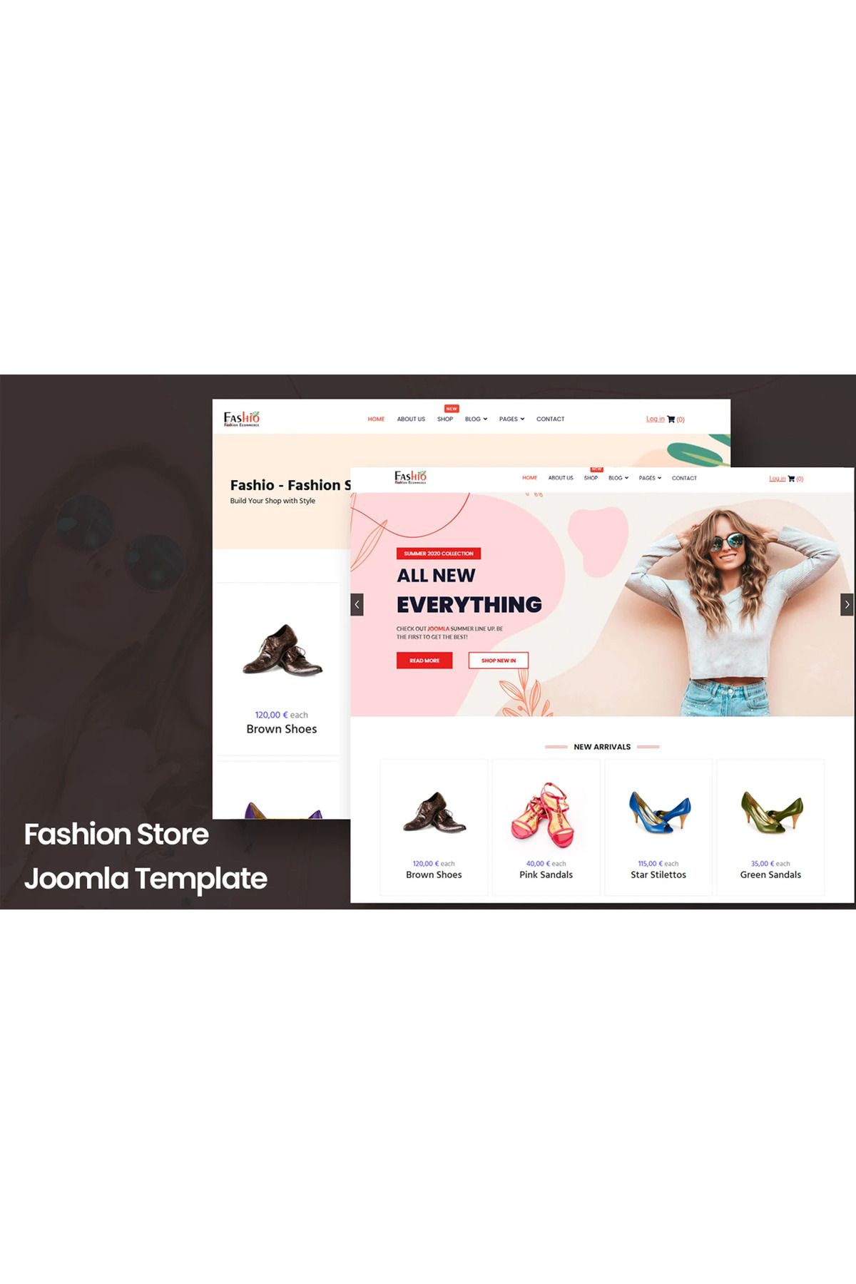hemen tasarım Fashion Store Joomla Teması