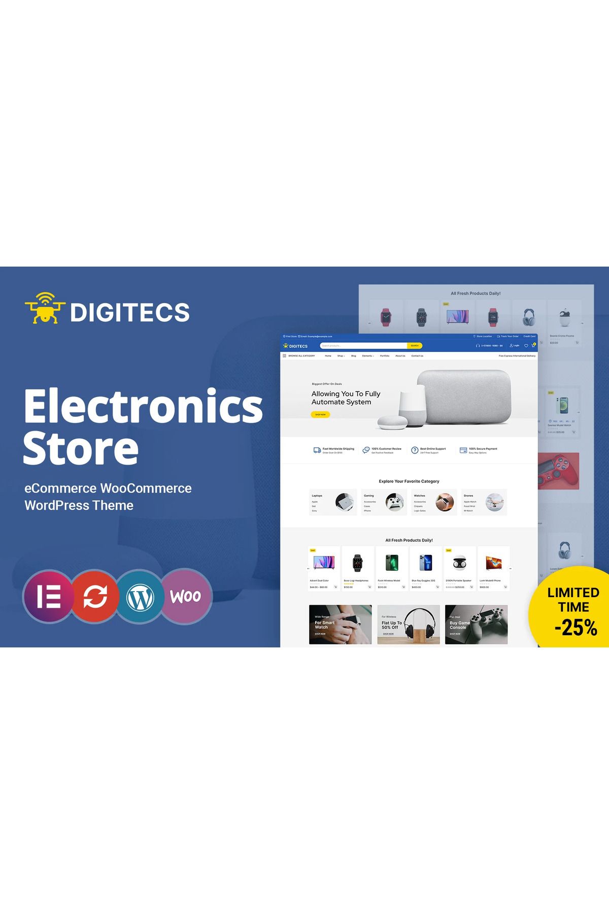 hemen tasarım Digitecs - Electronics and Mobile