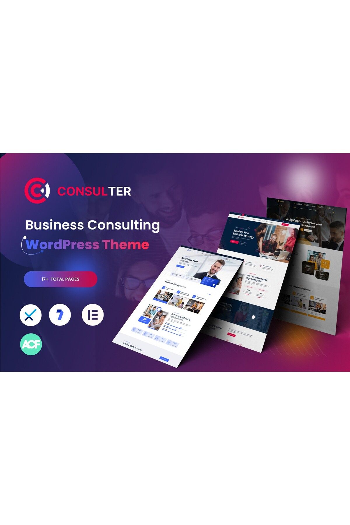 hemen tasarım Consulter Business Consulting Wordpress Teması