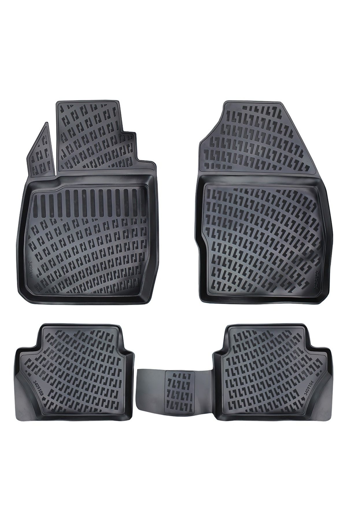 Umbrella Set Covorase Auto Cauciuc Umbrella Pentru Ford Fusion 2002-2012 - Mărime unică