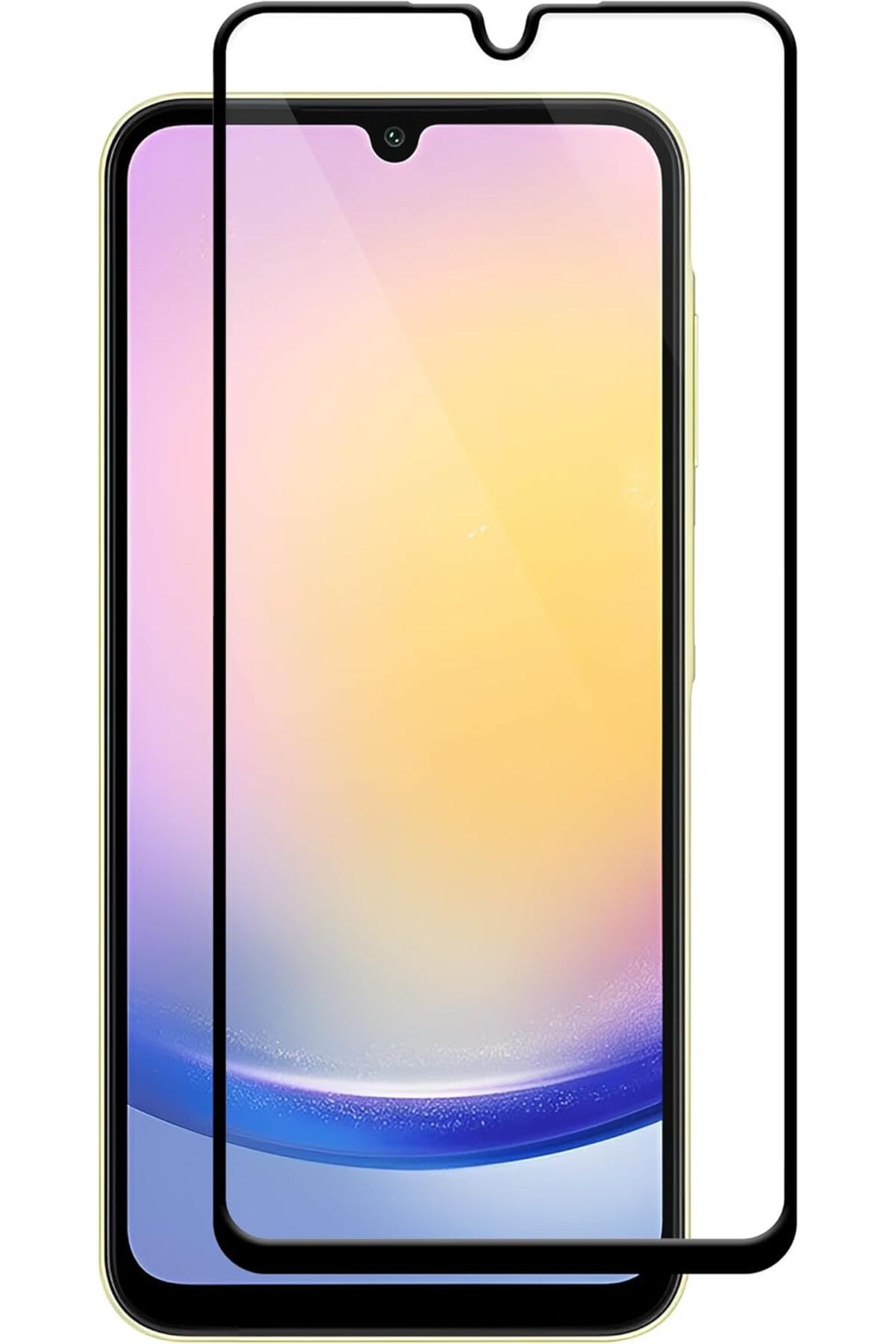 mazıdağı mazzıdağ Galaxy A25 İçin Ekstra Güçlü Tam Koruma Sağlayan 9h Sertliğinde Leke ve Parmak İz