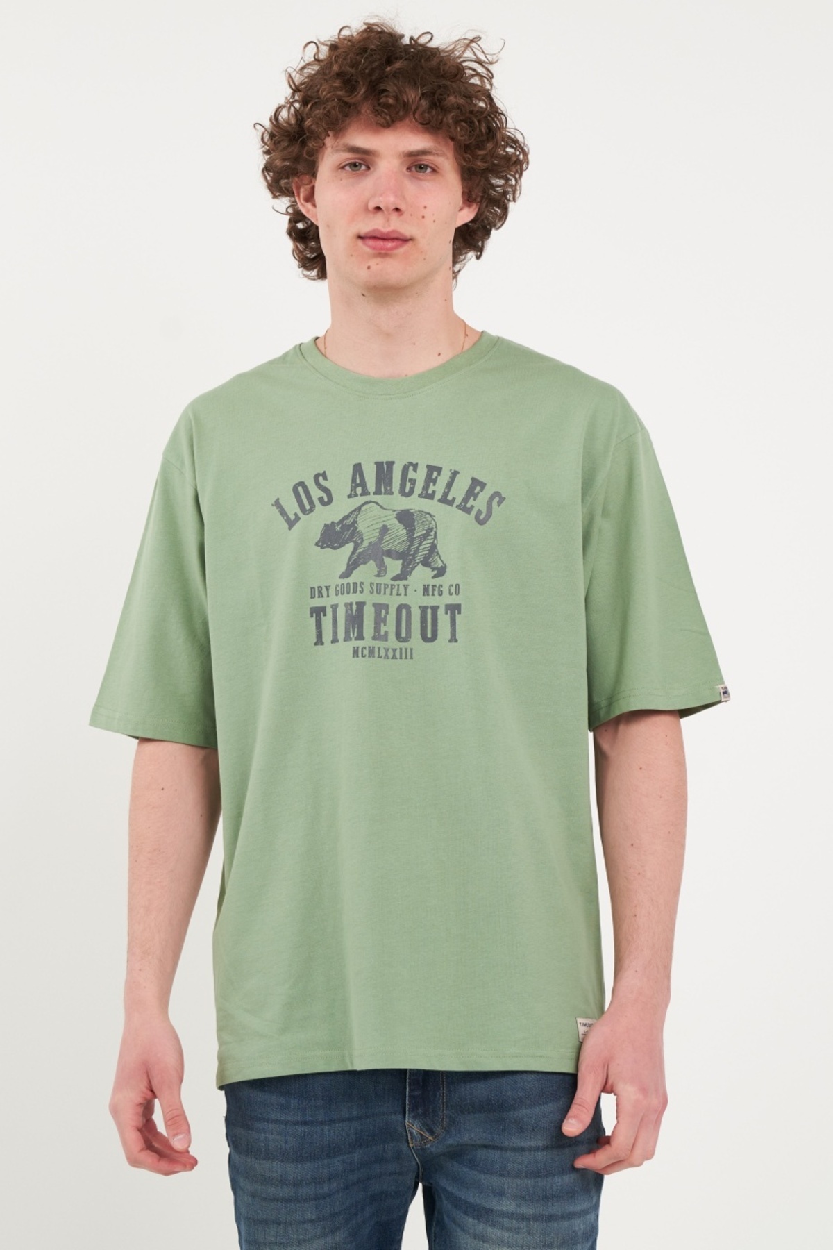 Timeout-Men's T-shirt with logo print 5