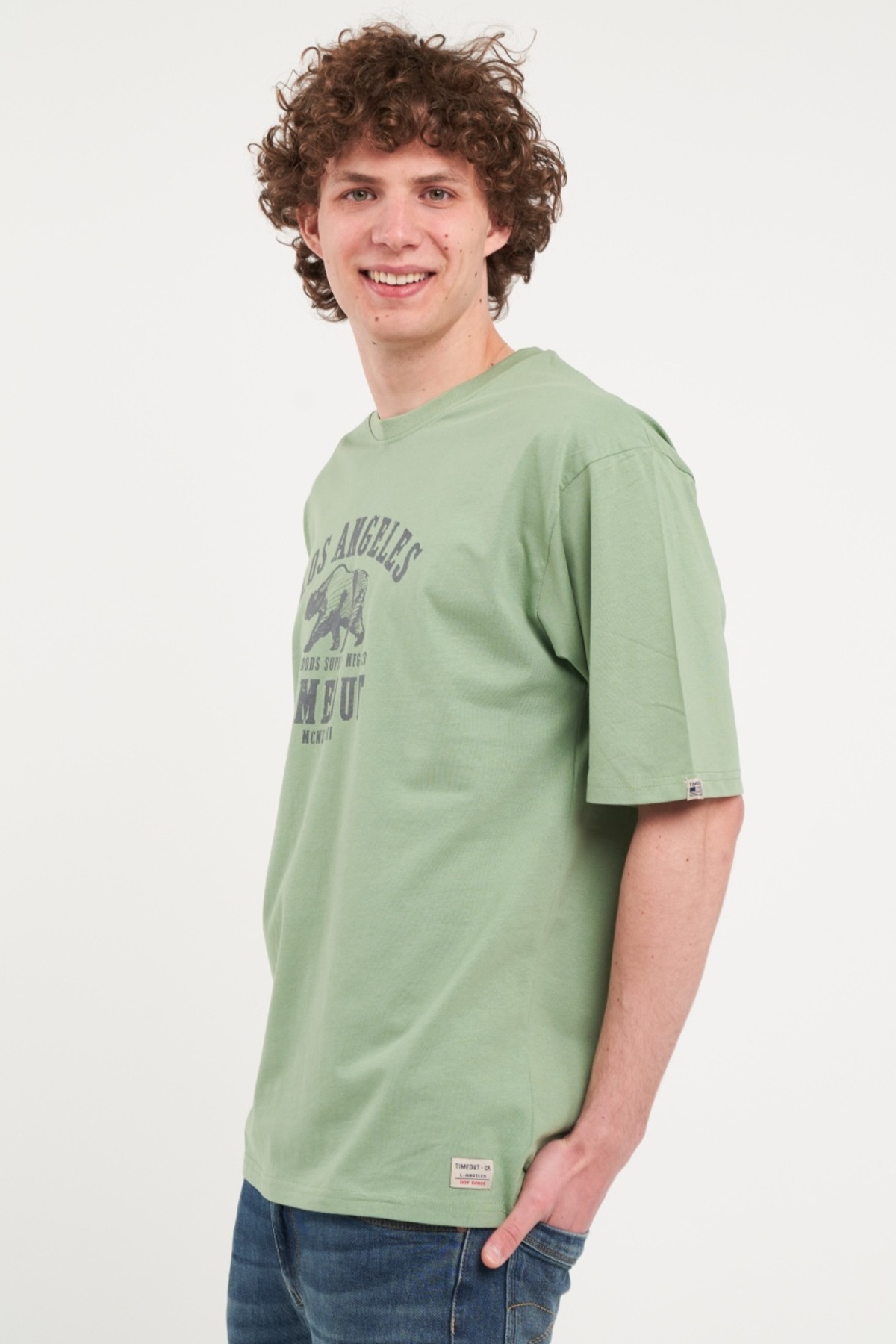 Timeout-Men's T-shirt with logo print 6