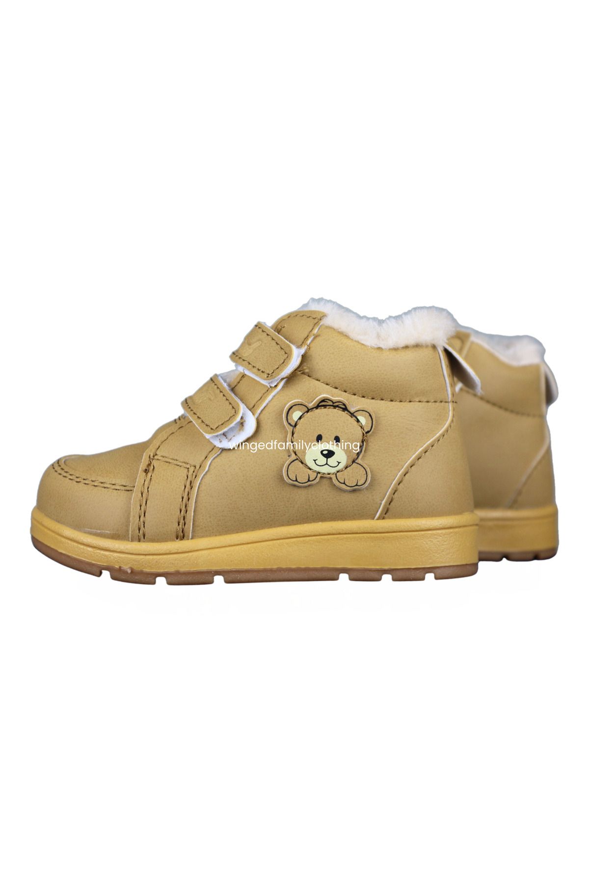 WingedFamilyClothing Ortopedik Kürklü Bebek Bot