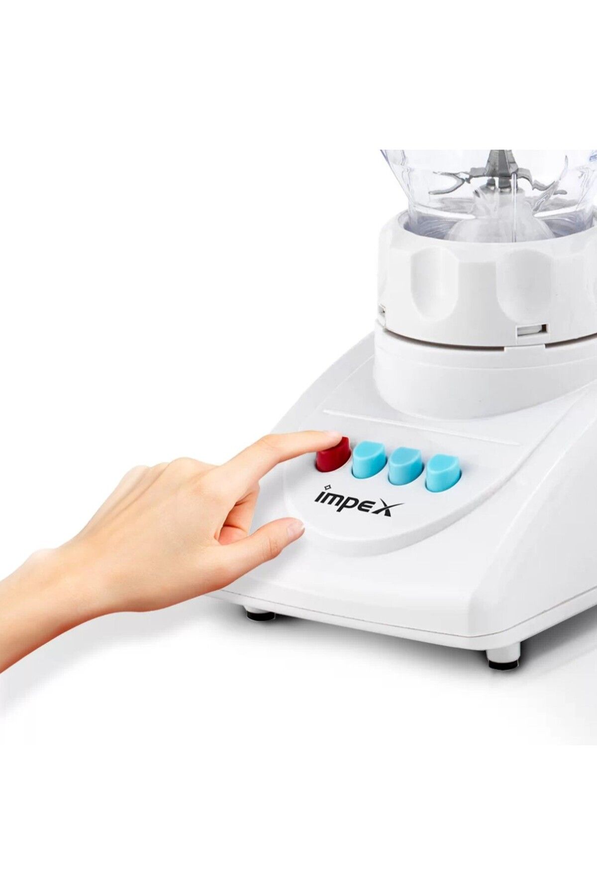 İMPEX-Blender 2 In 1 Mixer Grinder, Powerful Motor, Speed Control With Pulse, 1.4 L 400 W - Bl3501 5