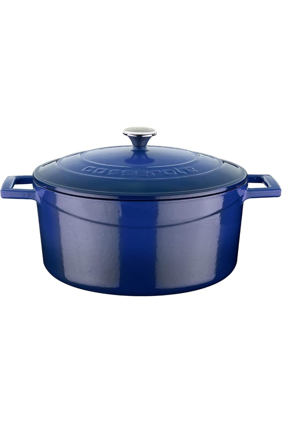 KDROĞLU plamystical Metal Döküm Yuvarlak Tencere, 24 cm, Mavi newing 1139529