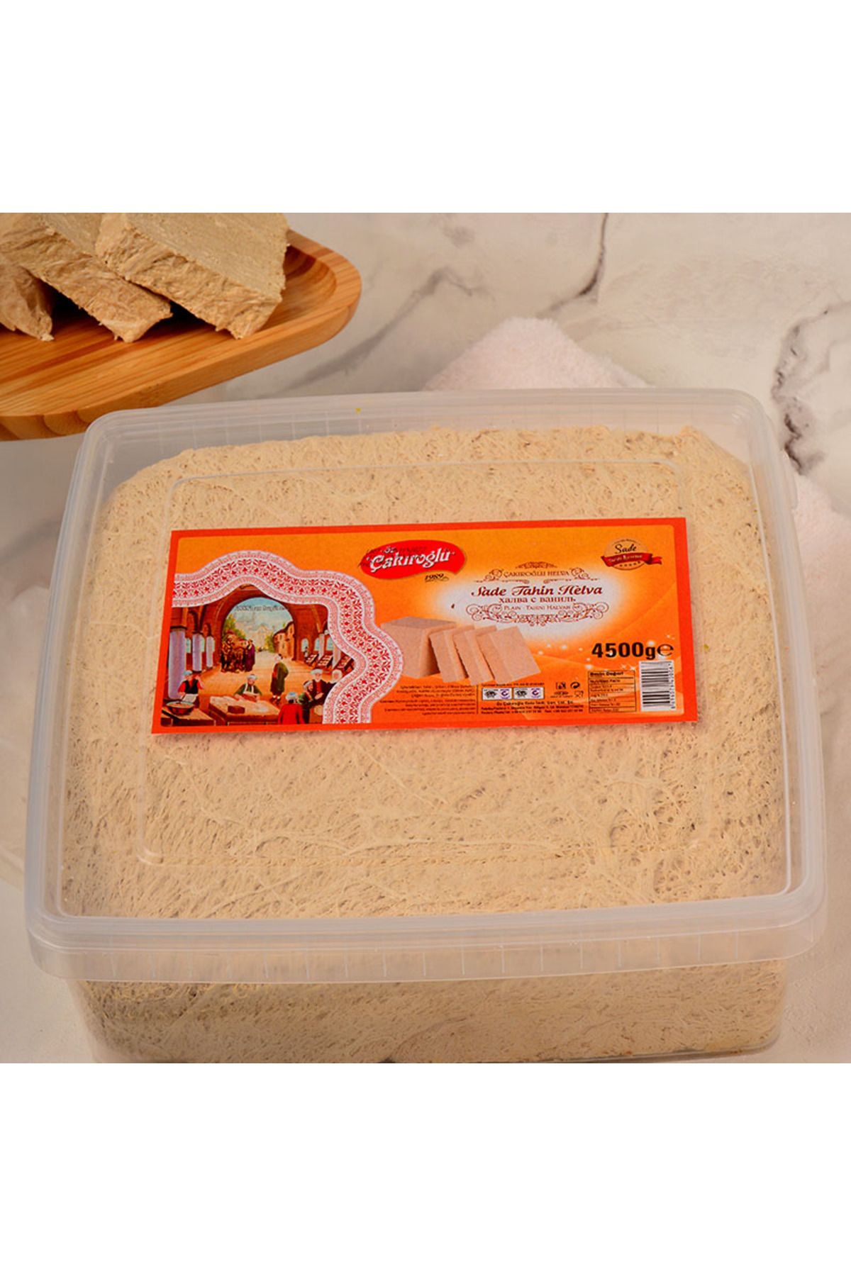 Öz Çakıroğlu Öz Çakıroğlu Sade Tahin Helva Leğen 4500 GR