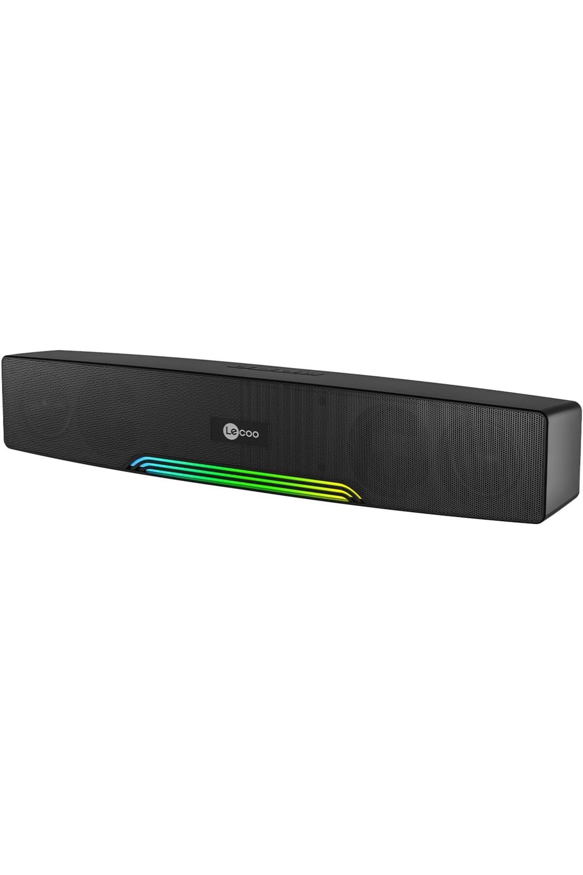 MEGOBİNE Megobine DS109 10W Bluetooth Kablosuz RGB Aydınlatmalı Hoparlör - Masaüstü, PC, TV, Laptop Uyum