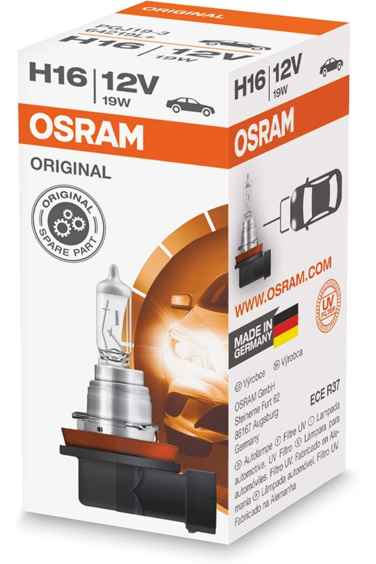 STOREMAX ekn Ampul H16 12V 19W ‎64219L+ nci mn 1133631