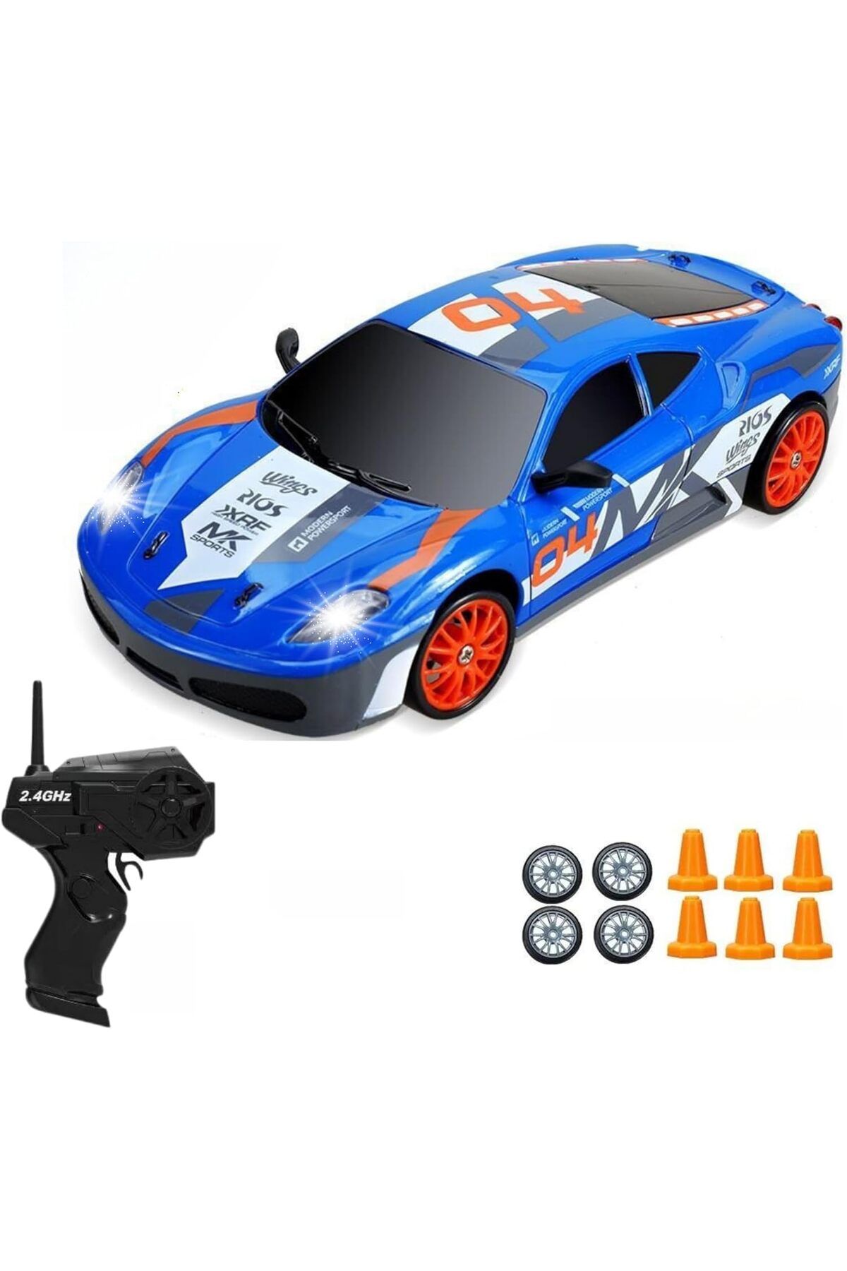 STOREMAX ekn Ölçek Oyuncak 4x4 Uzaktan Kumandalı 20 KM/H Hız Drift Için Üretilmiş Şarjlı Araba Rc Ya