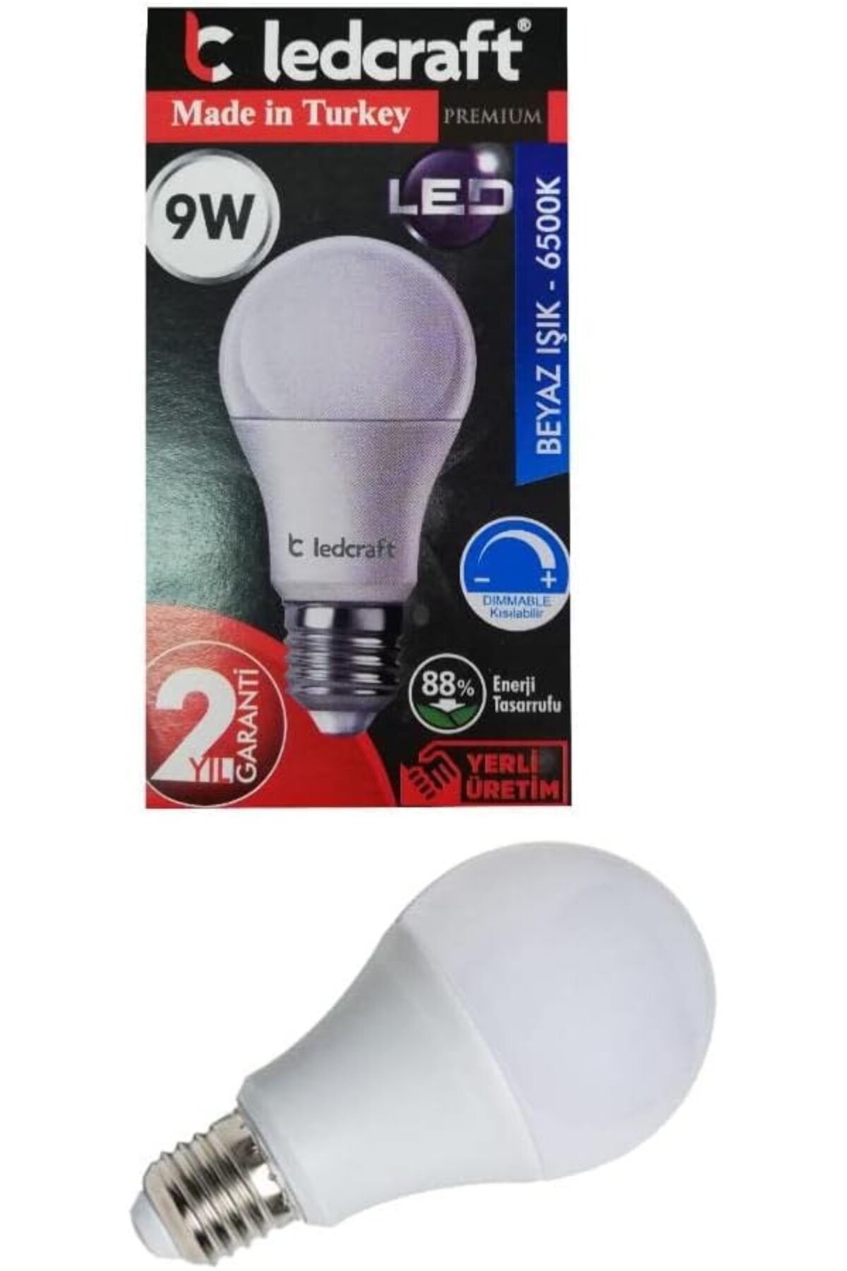 STOREMAX ekn Beyaz Led Ampul E27 Normal Duylu nci mn 1133631