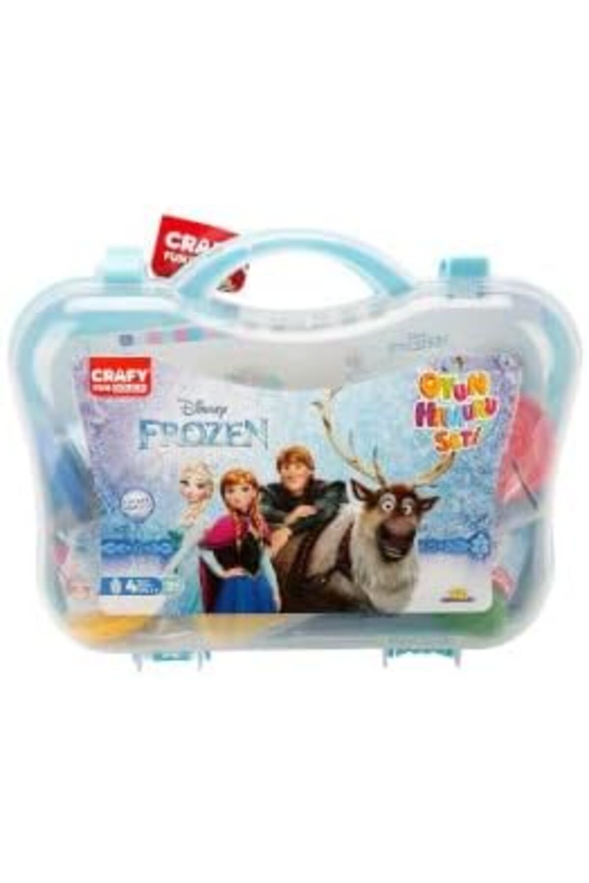 DERİK Eser Oyun Hamur Set Frozen Plstk.Çnt.4X50G.20Prç.(Frzn) Mv. DRK 1107872