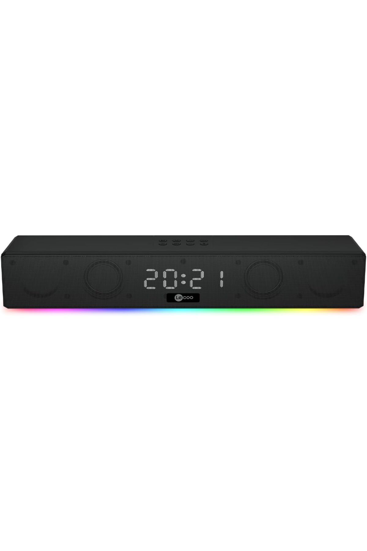 MEGOBİNE Megobine DS103 RGB Bluetooth Stereo Radyo 75Db + Saat/Alarm Aux, Flash Bellek, SD Kart 3D Surround S
