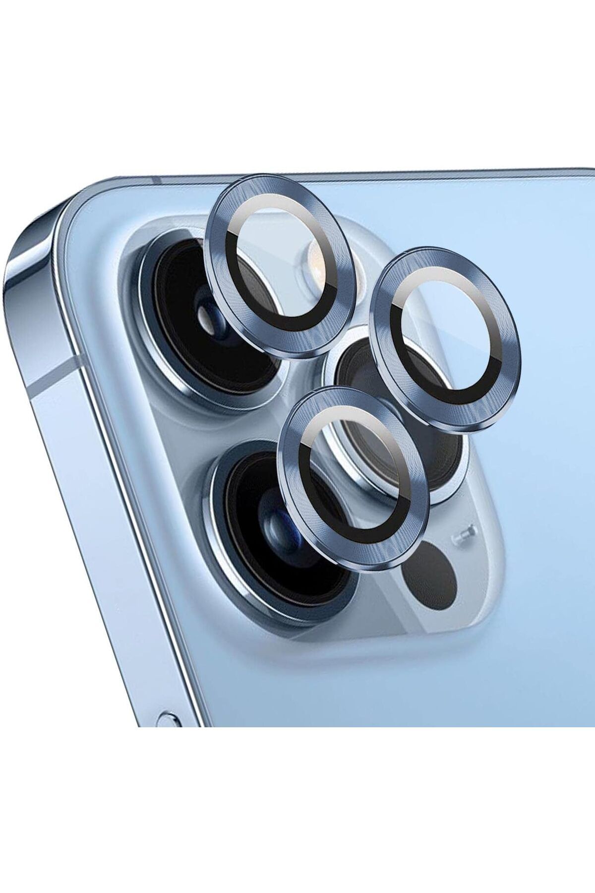 STOREMAX ekn Ekran Koruyucu iPhone 15 Pro için Tekli Kamera Lens Koruma Camı Sierra Mavisi nci mn 1133631