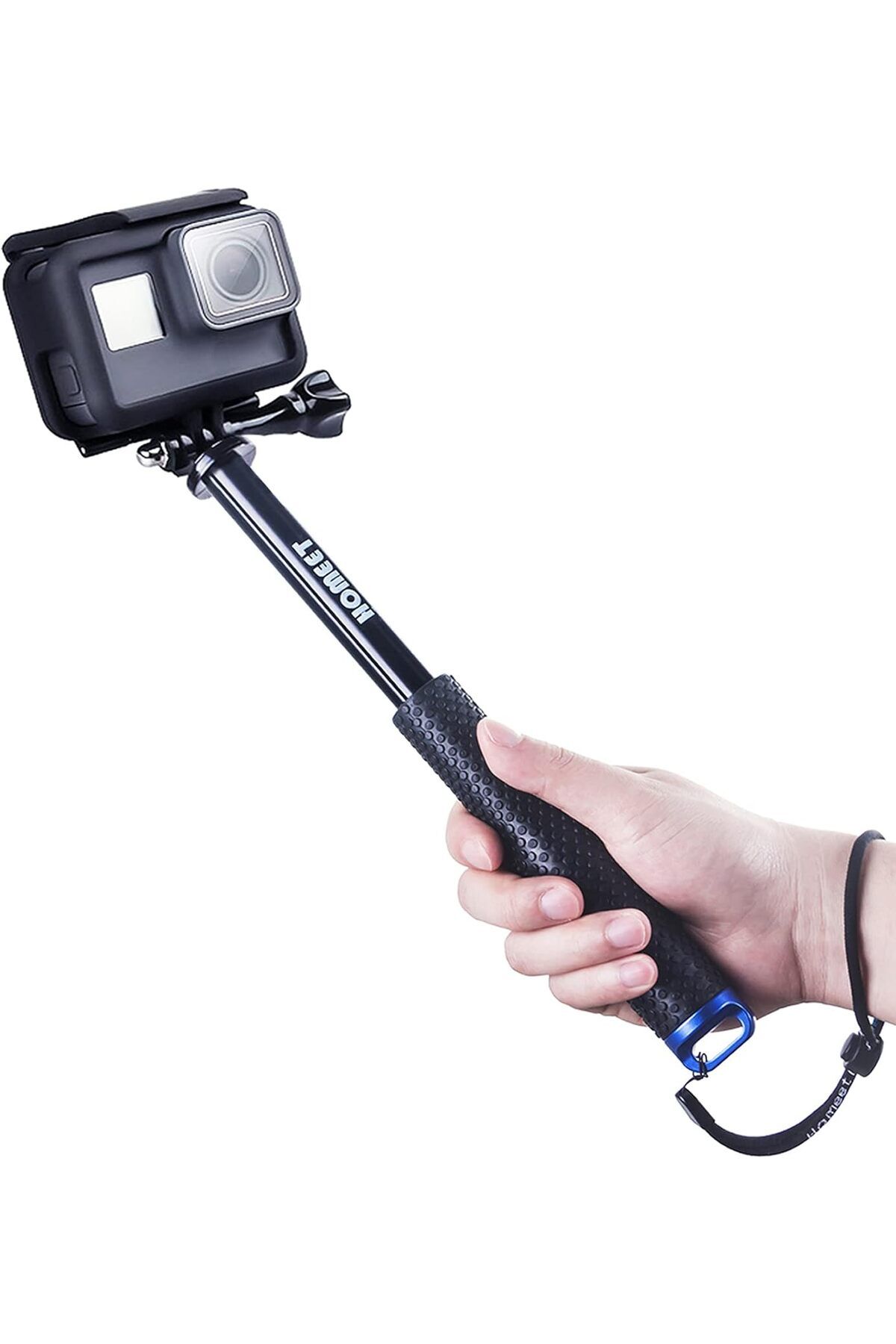 MEGOBİNE WHERE 49 cm Selfie Çubuğu Teleskopik, Geri Çekilebilir Aksiyon Kamerası Selfie Çubuğu, Kendi P