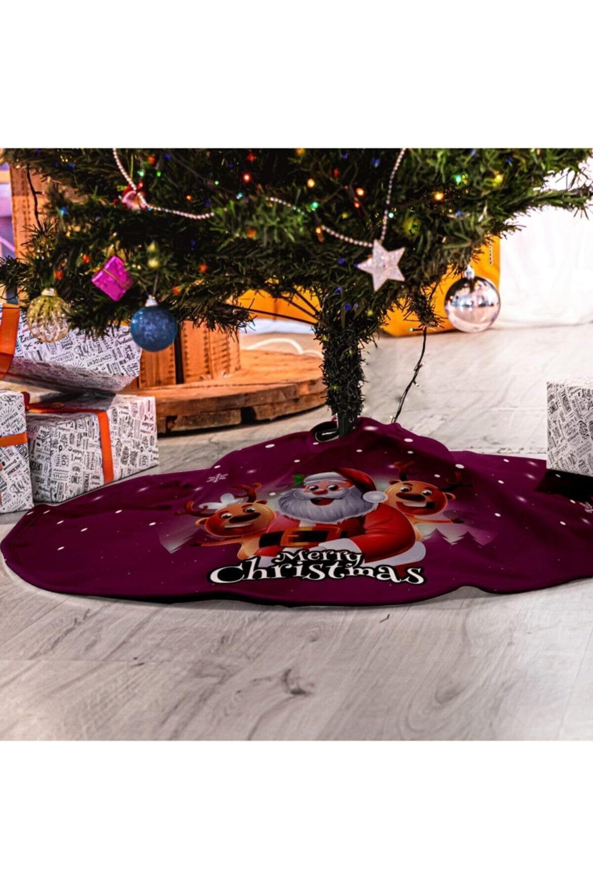 mazıdağı mazzıdağ Merry Christmas Mesajlı Noel Baba Ağaç Eteği new store 1133631